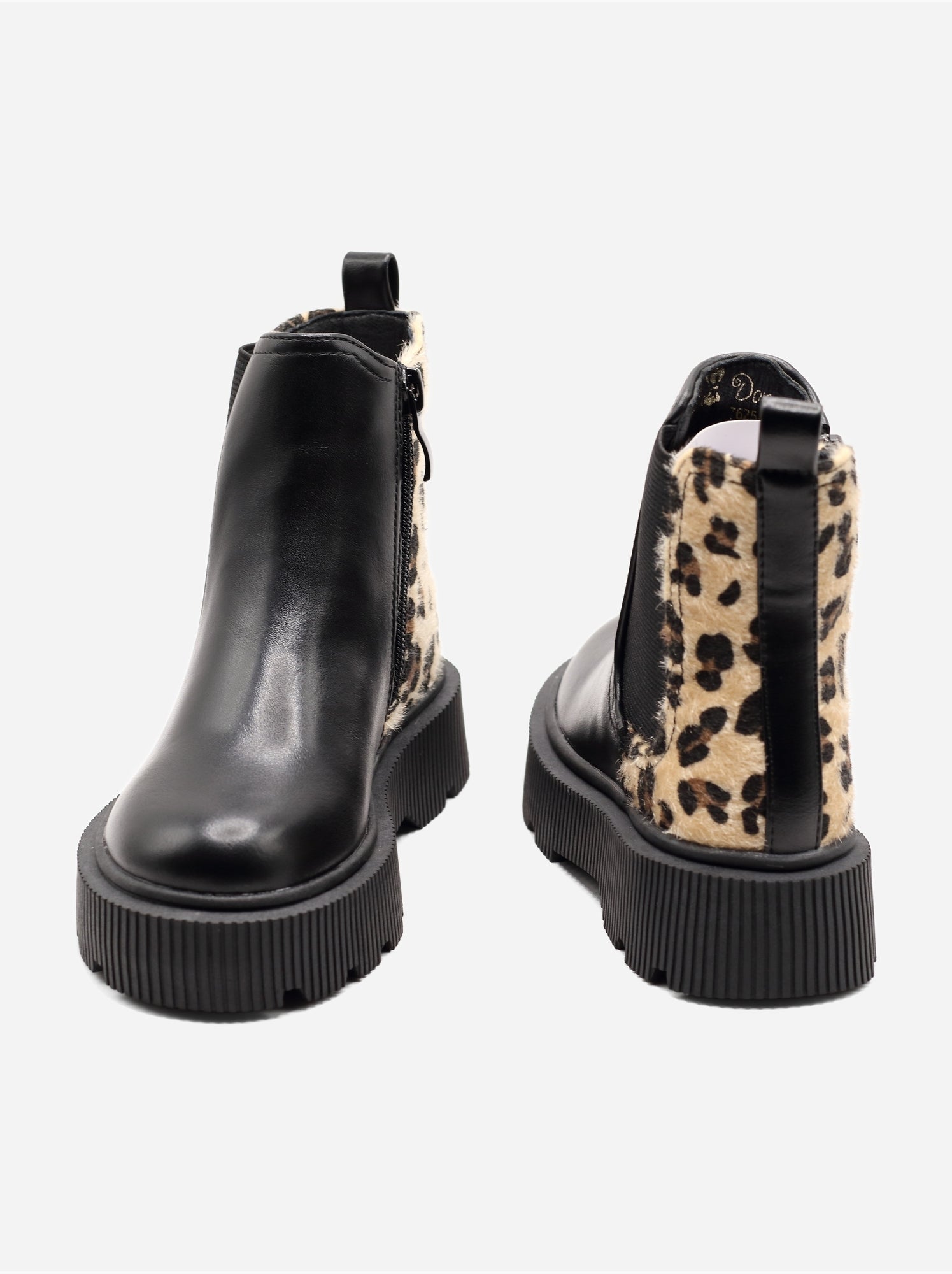 Bottines à semelle épaisse - Noir