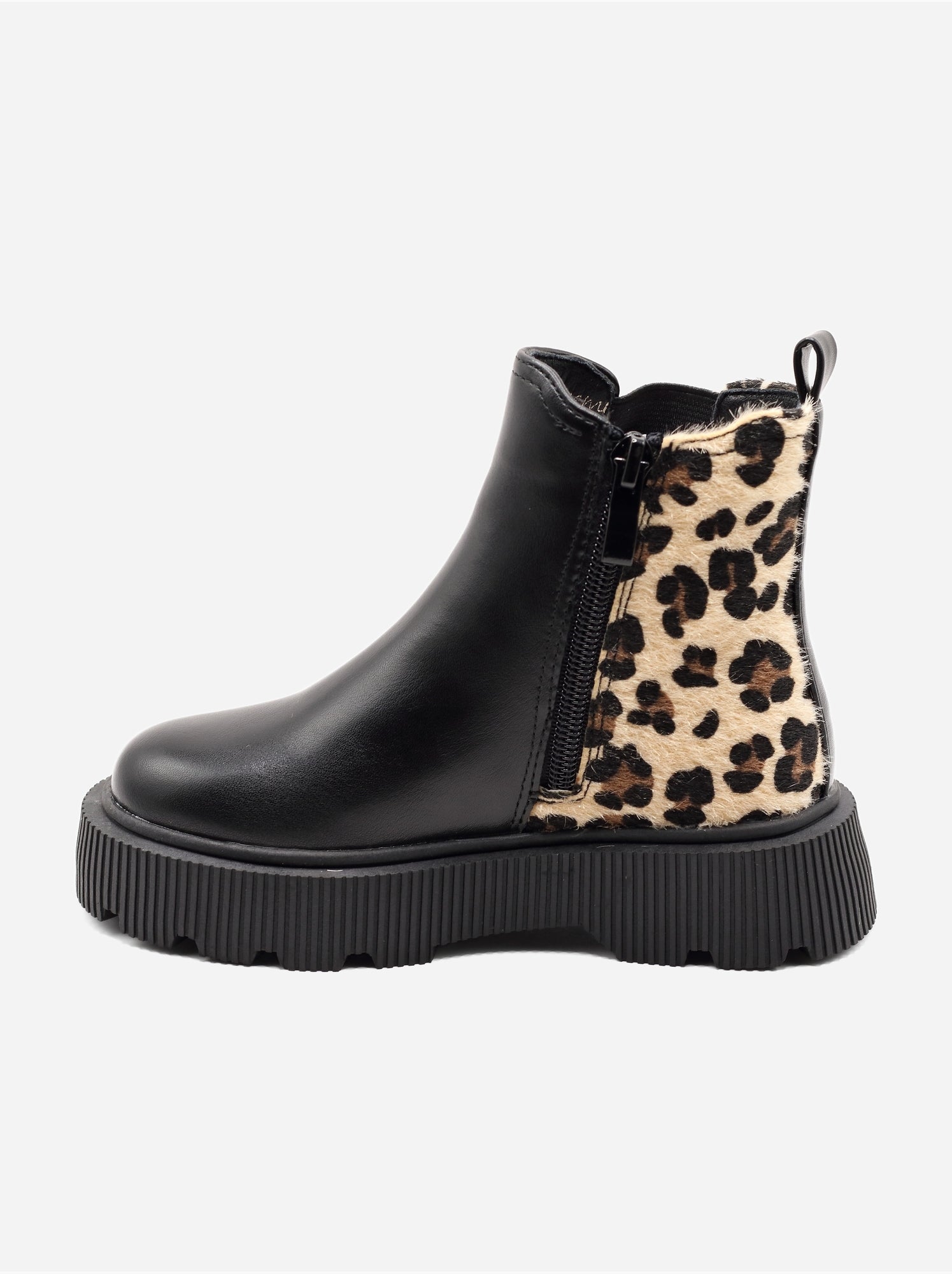Bottines à semelle épaisse - Noir