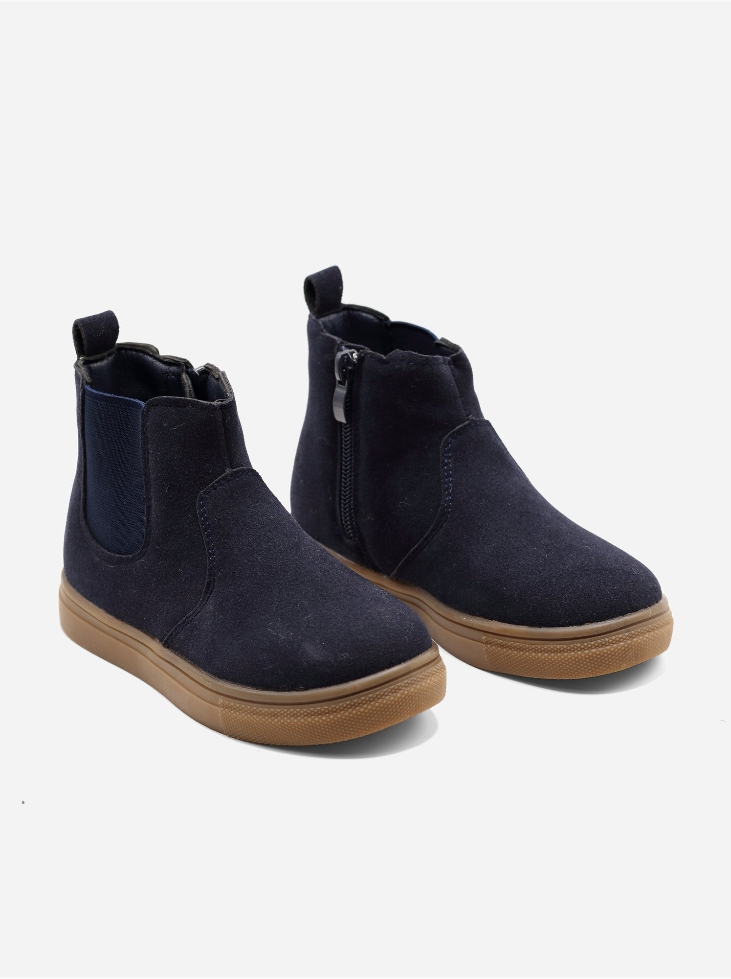 Bottines à zip - Bleu foncé