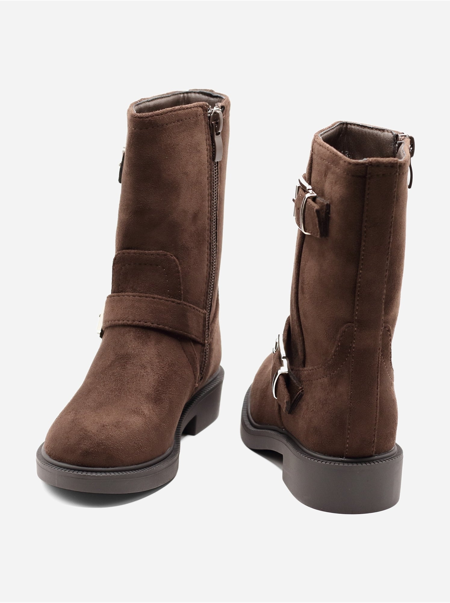 Bottines à zip - Marron