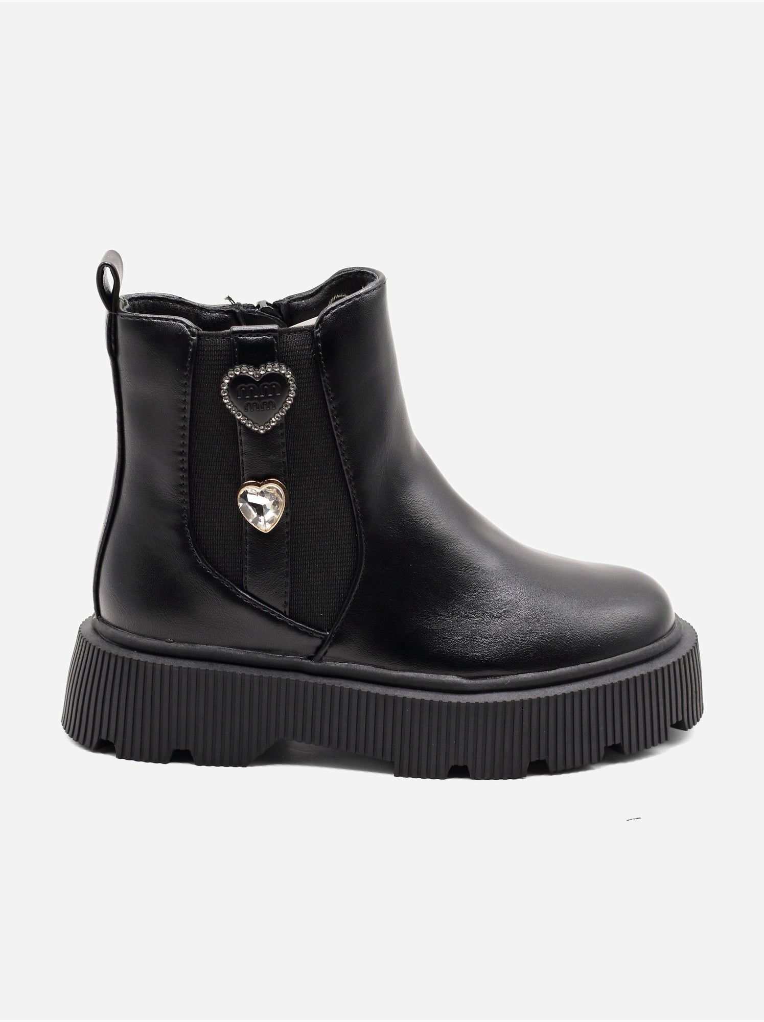 Bottines à zip - Noir