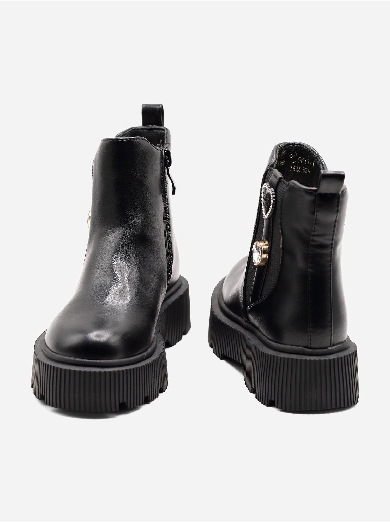 Bottines à zip - Noir
