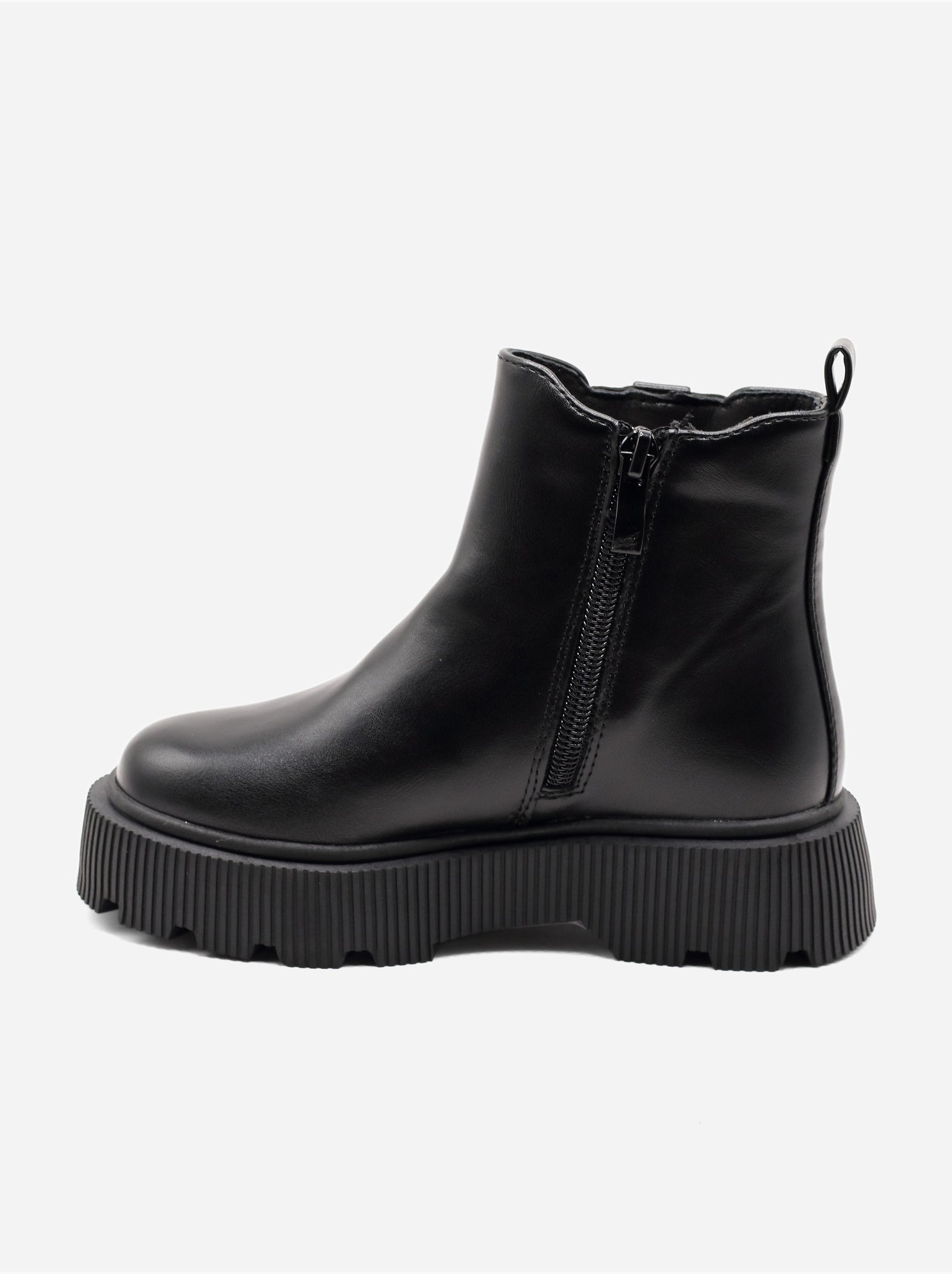 Bottines à zip - Noir