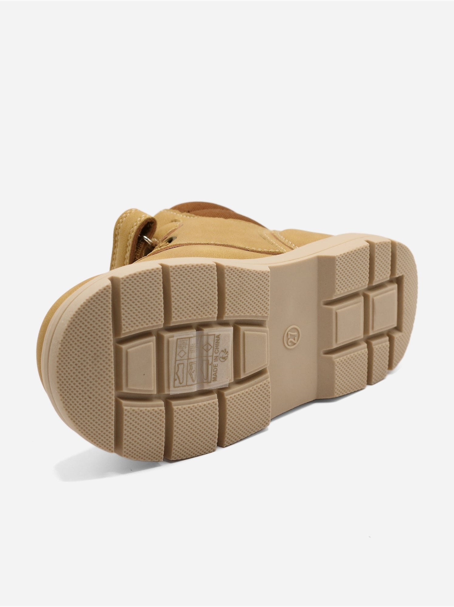 Bottines auto-agrippante - Camel