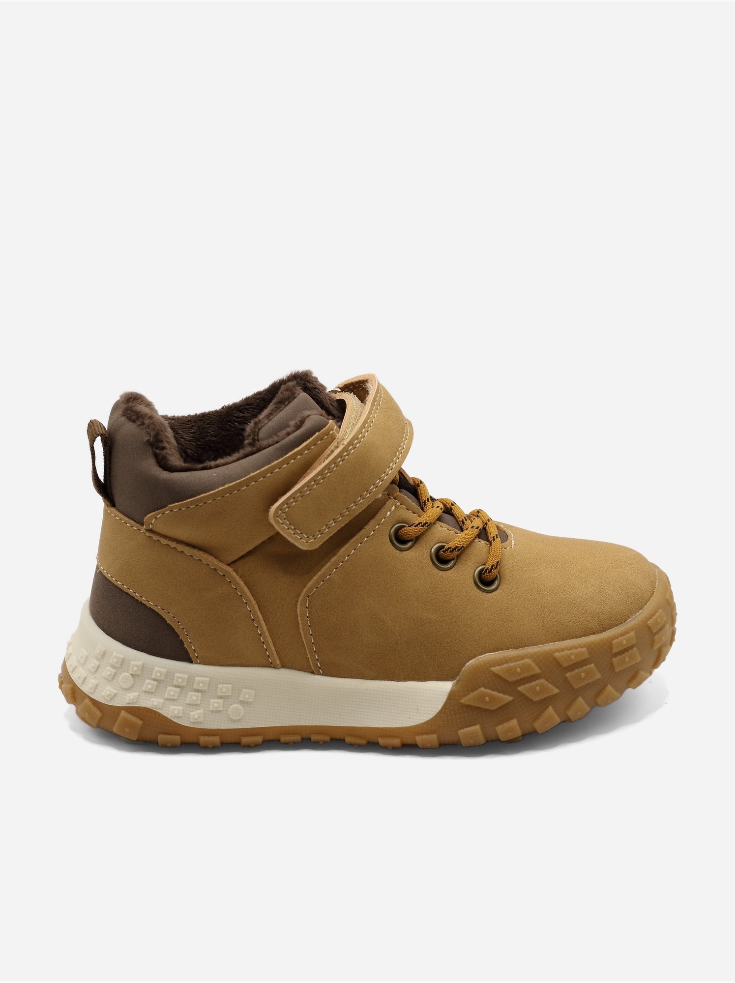 Bottines auto-agrippante - Camel
