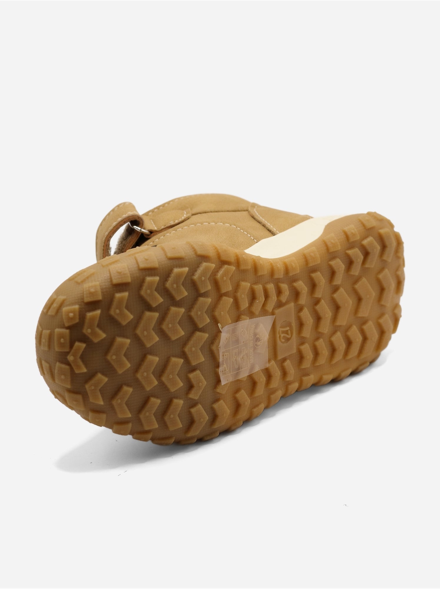 Bottines auto-agrippante - Camel