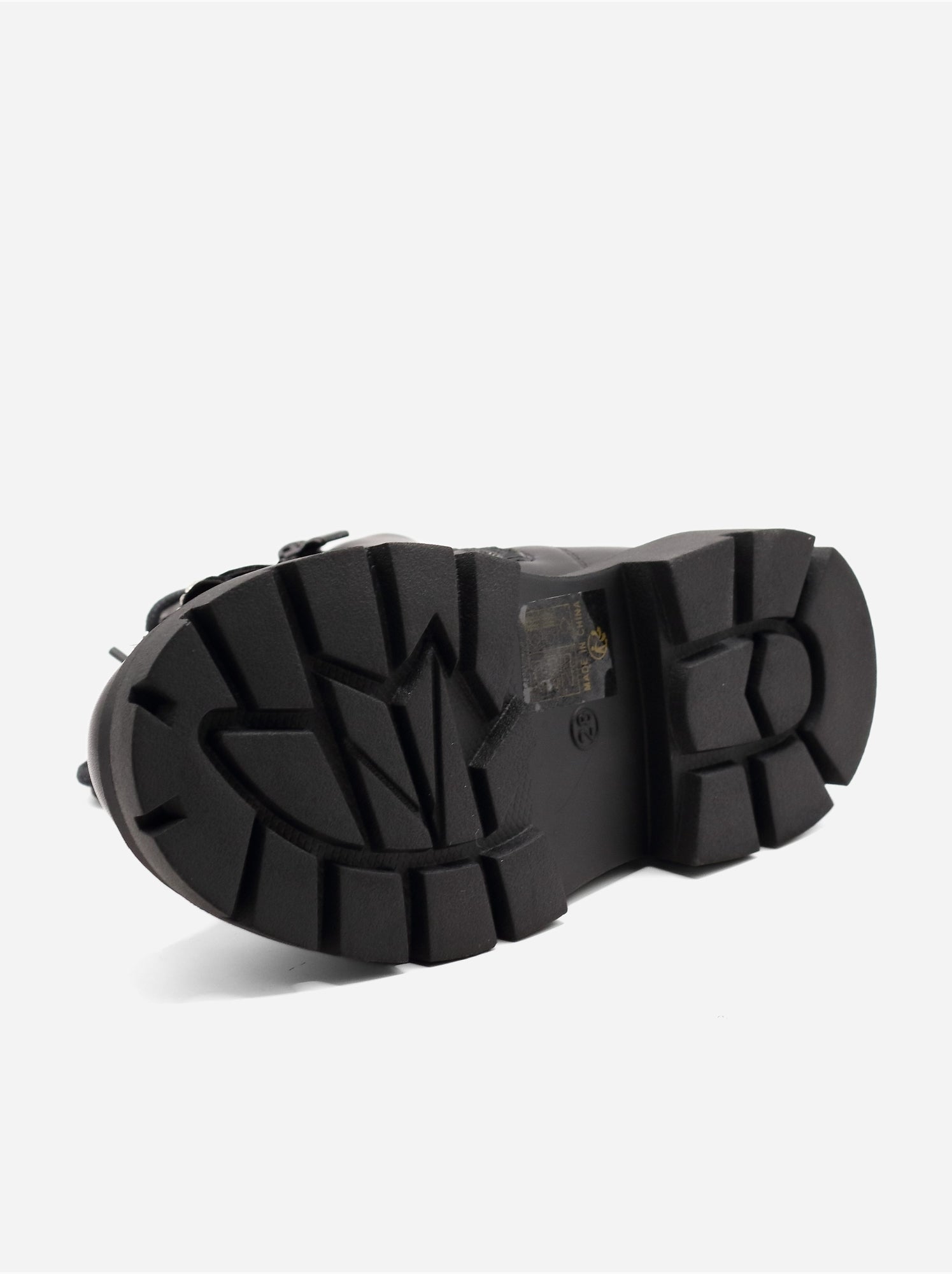 Bottines avec un nœud décoratif - Noir mat