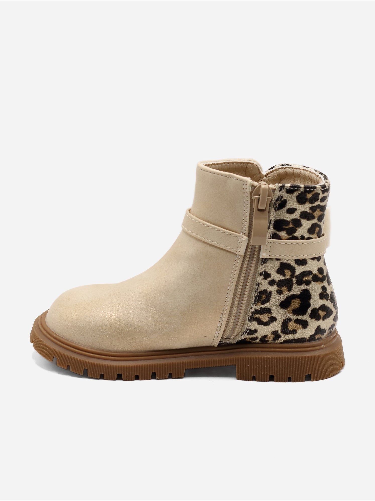 Bottines bébé à noeuds - Crème