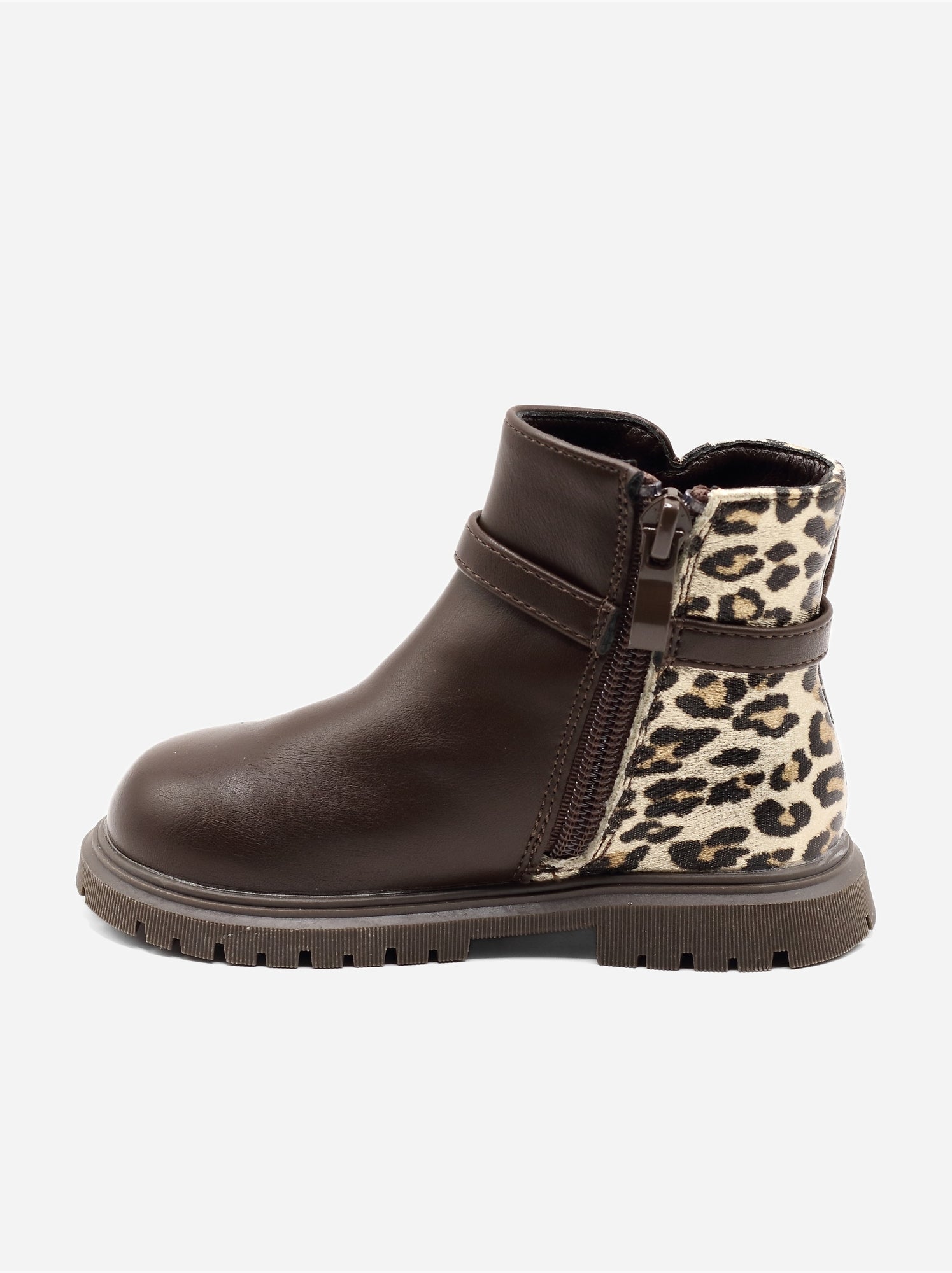 Bottines bébé à noeuds - Marron