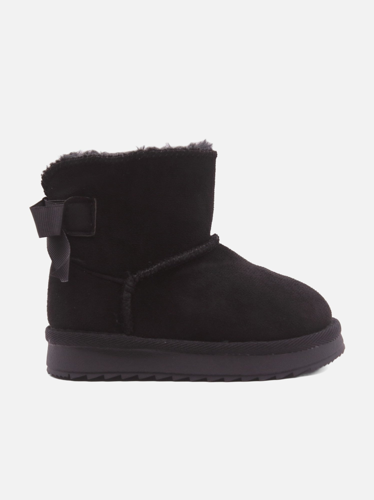 Bottines bébé à noeuds - Noir