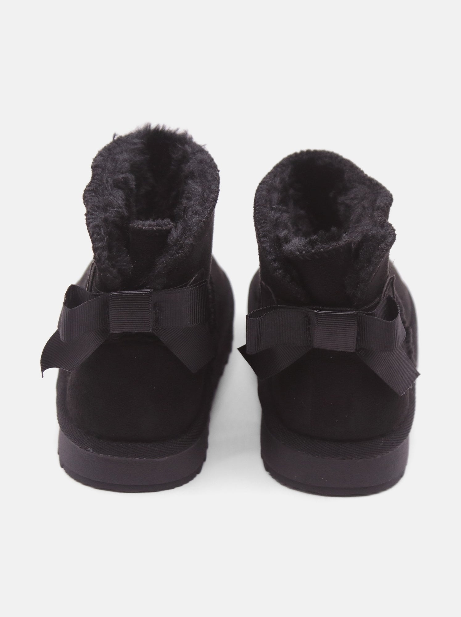 Bottines bébé à noeuds - Noir