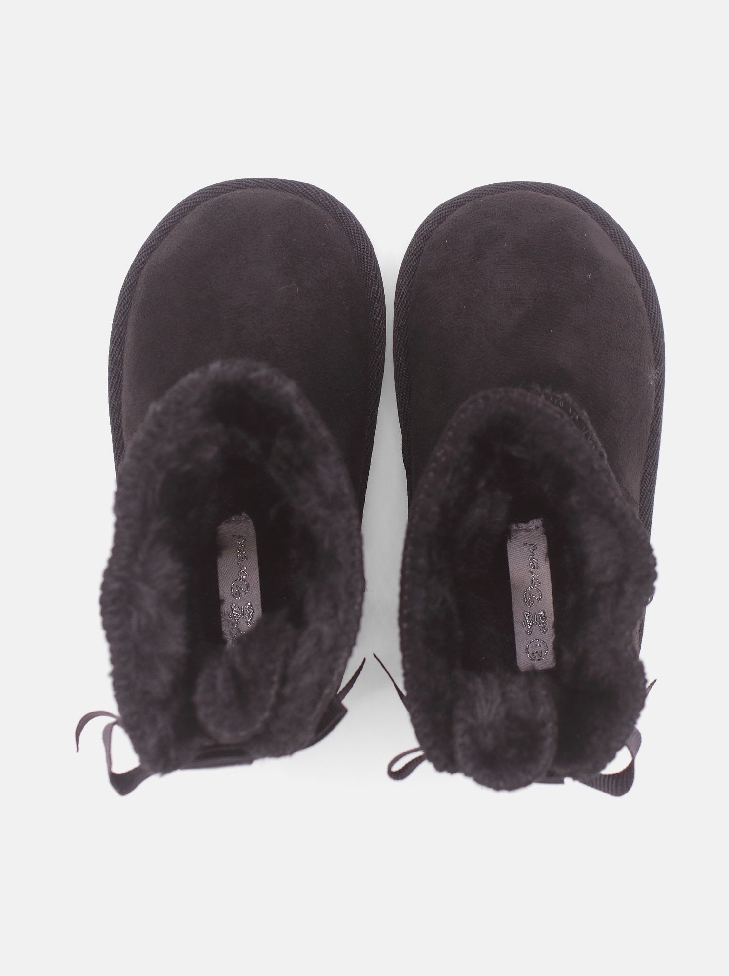 Bottines bébé à noeuds - Noir