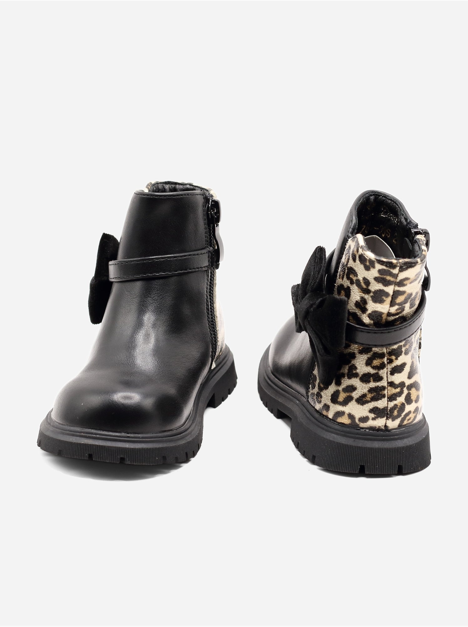 Bottines bébé à noeuds - Noir