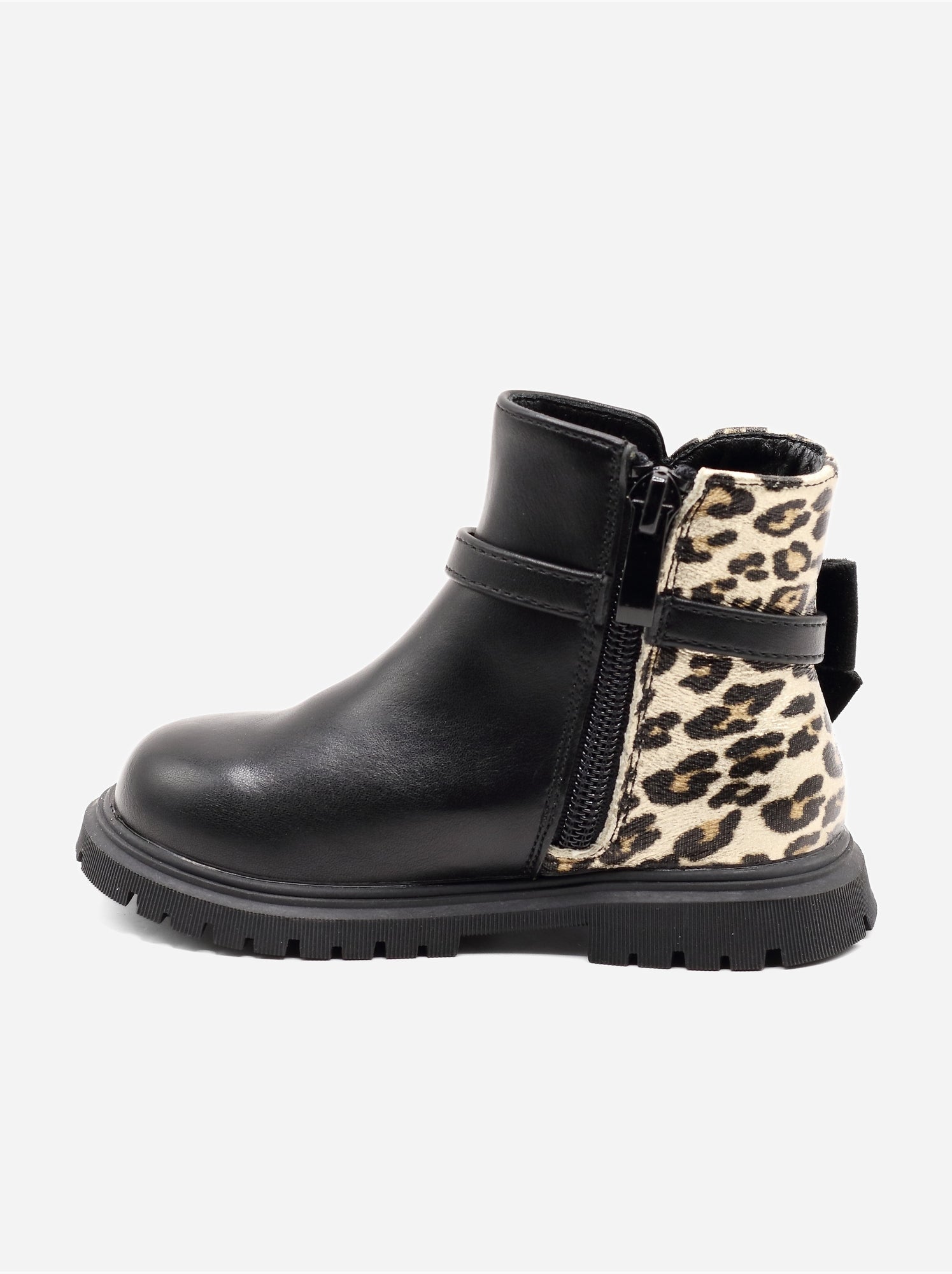Bottines bébé à noeuds - Noir