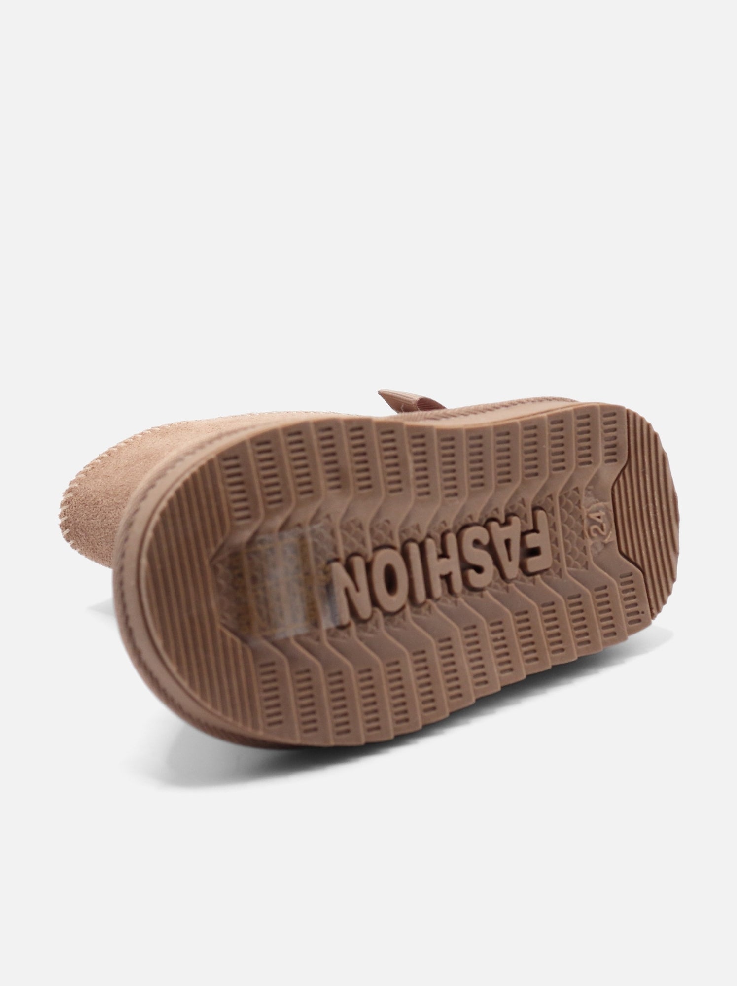 Bottines bébé à noeuds - Taupe