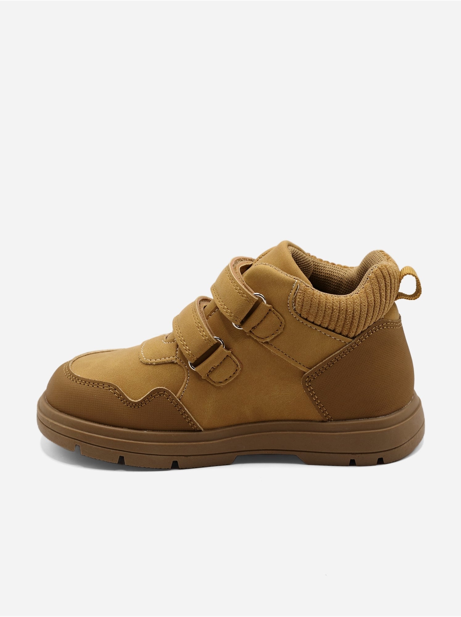 Bottines doubles scratchs - Camel