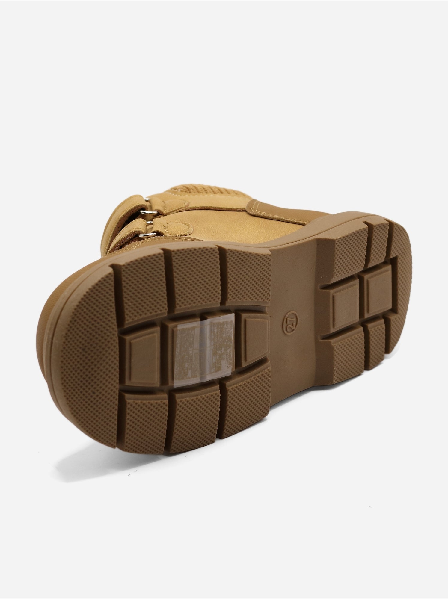 Bottines doubles scratchs - Camel