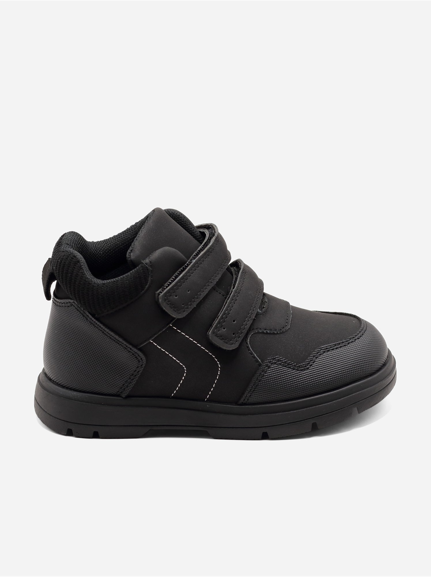 Bottines doubles scratchs - Noir