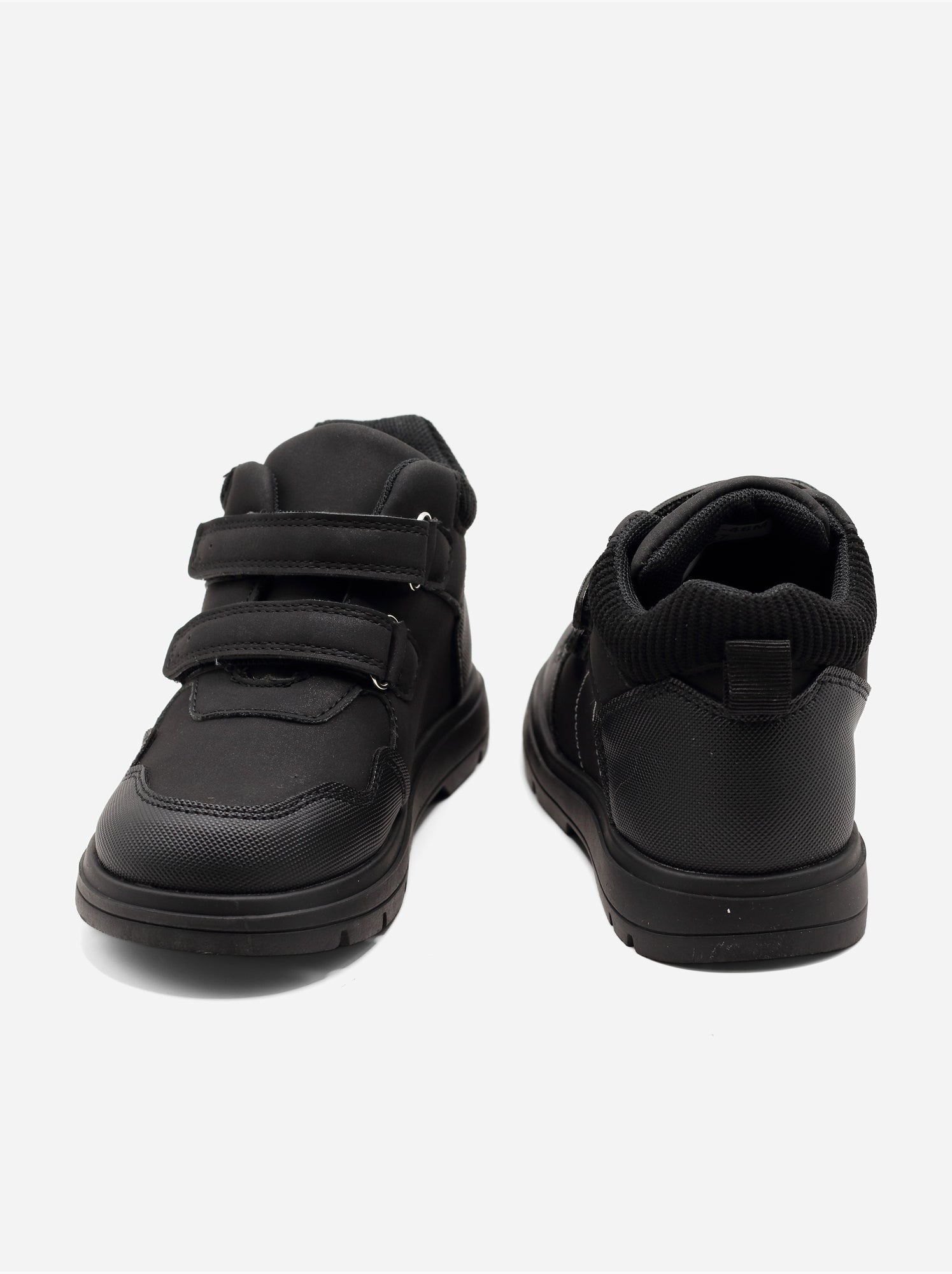 Bottines doubles scratchs - Noir