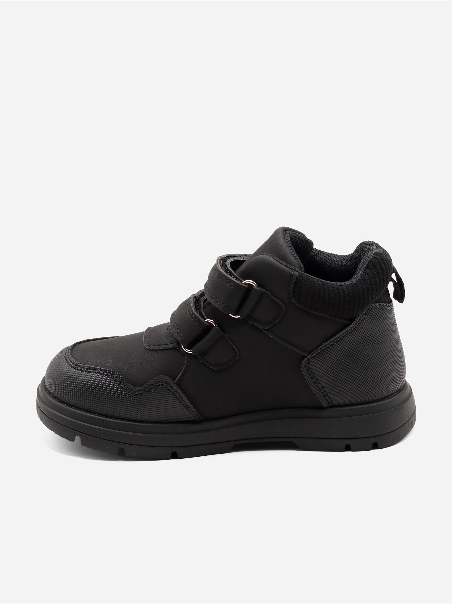 Bottines doubles scratchs - Noir