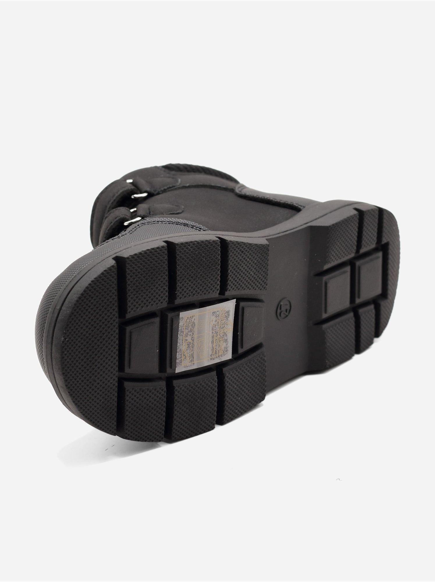 Bottines doubles scratchs - Noir
