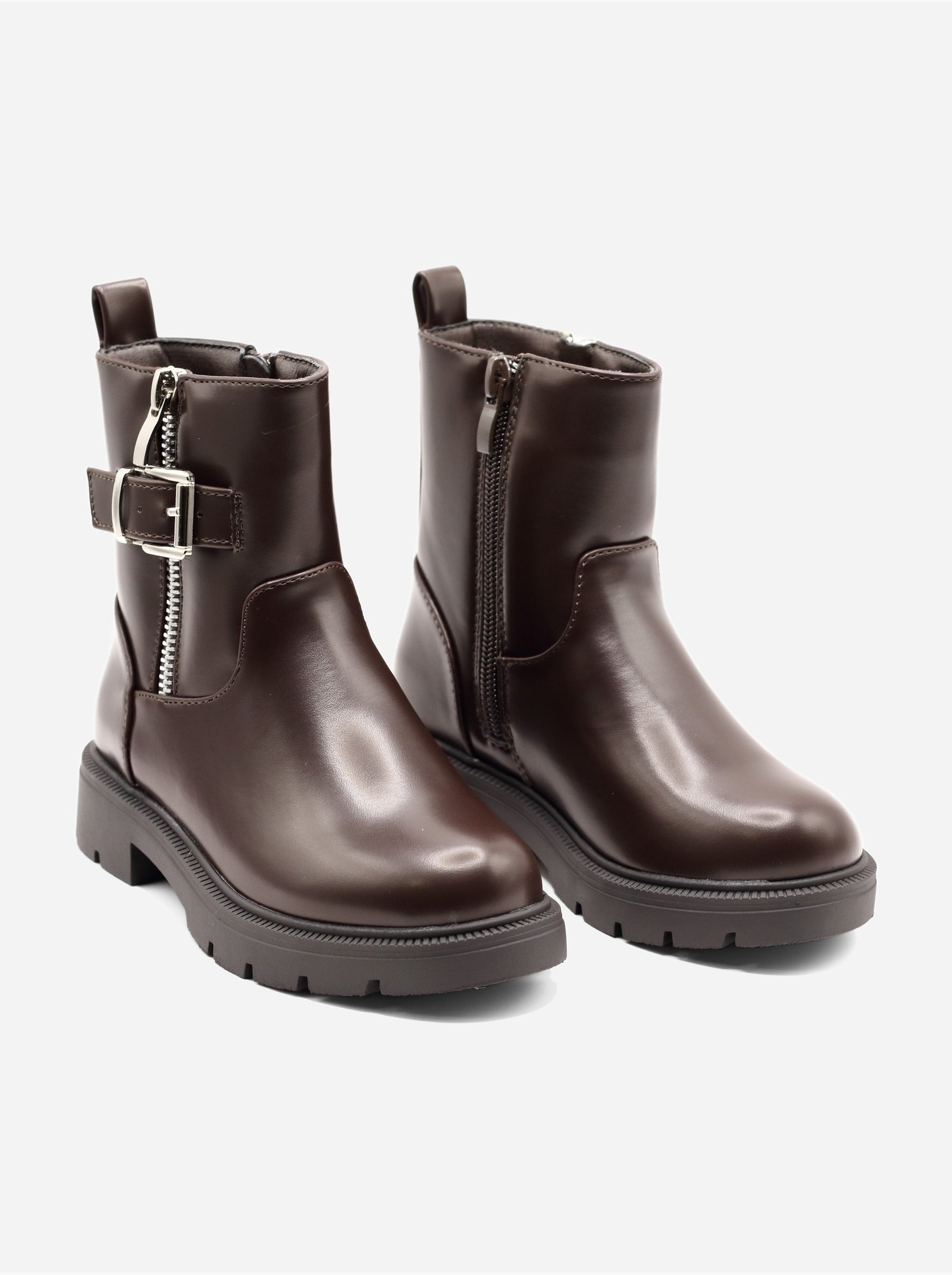 Bottines vernis - Marron