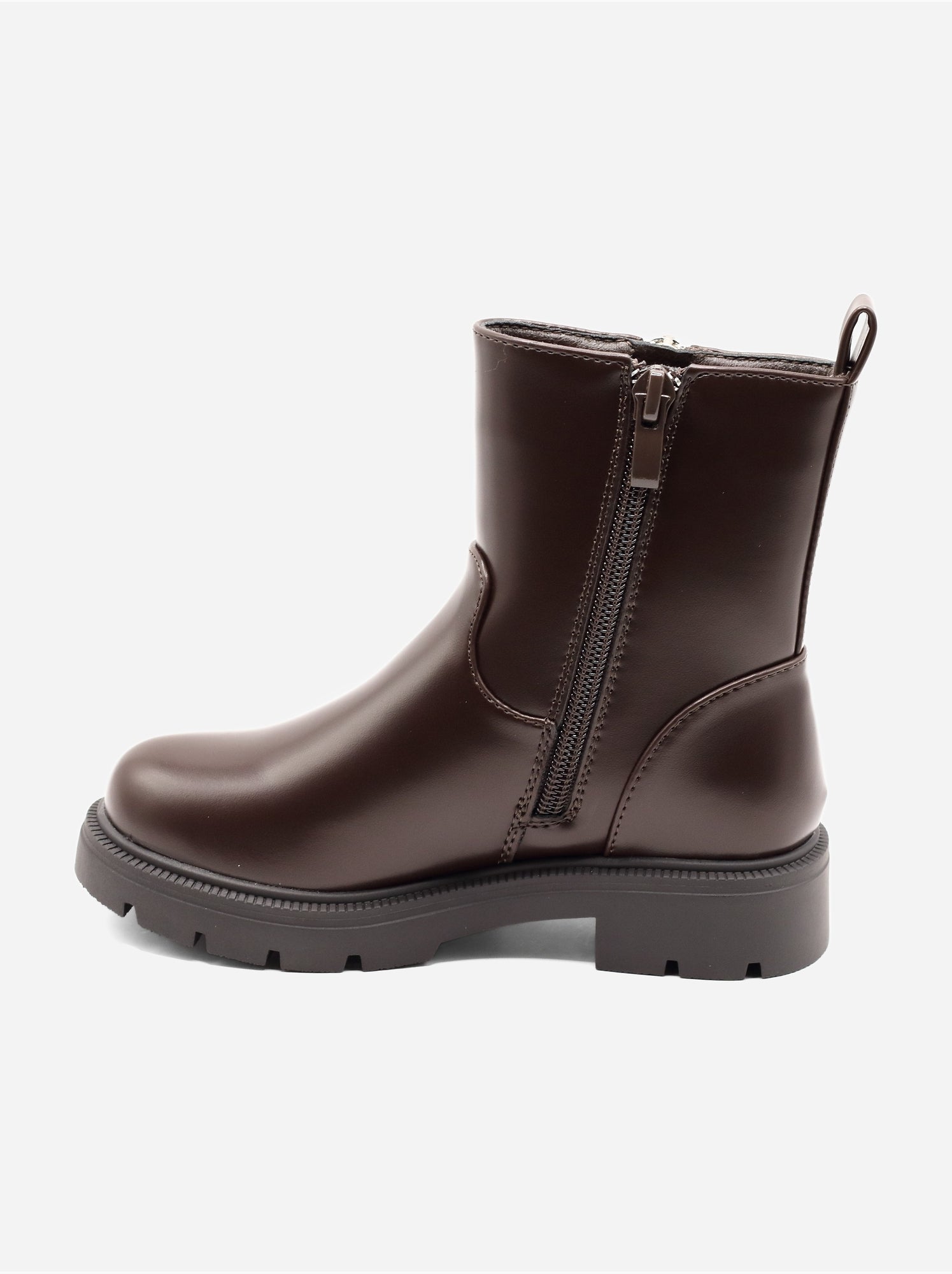 Bottines vernis - Marron