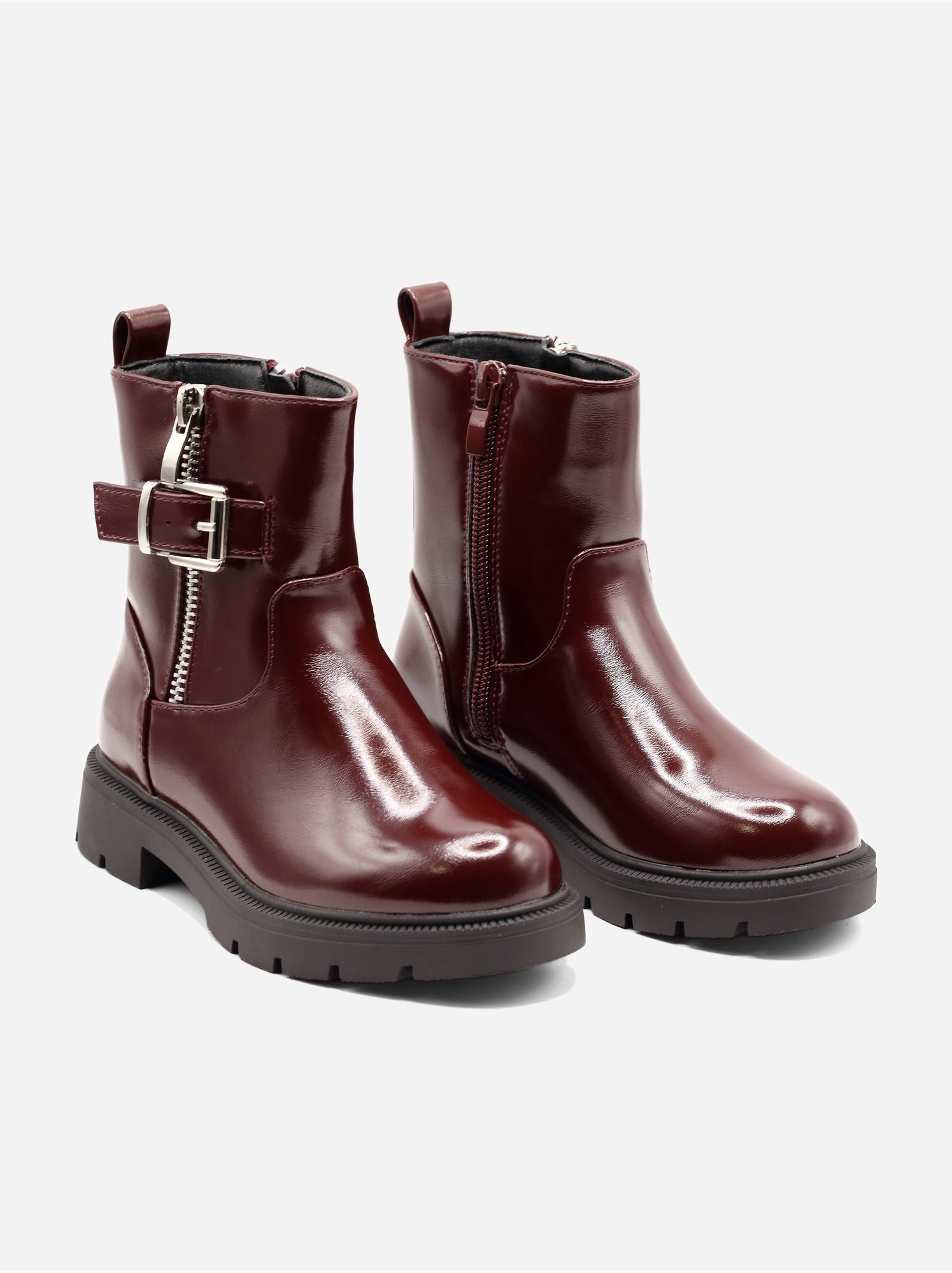 Bottines vernis - Rouge
