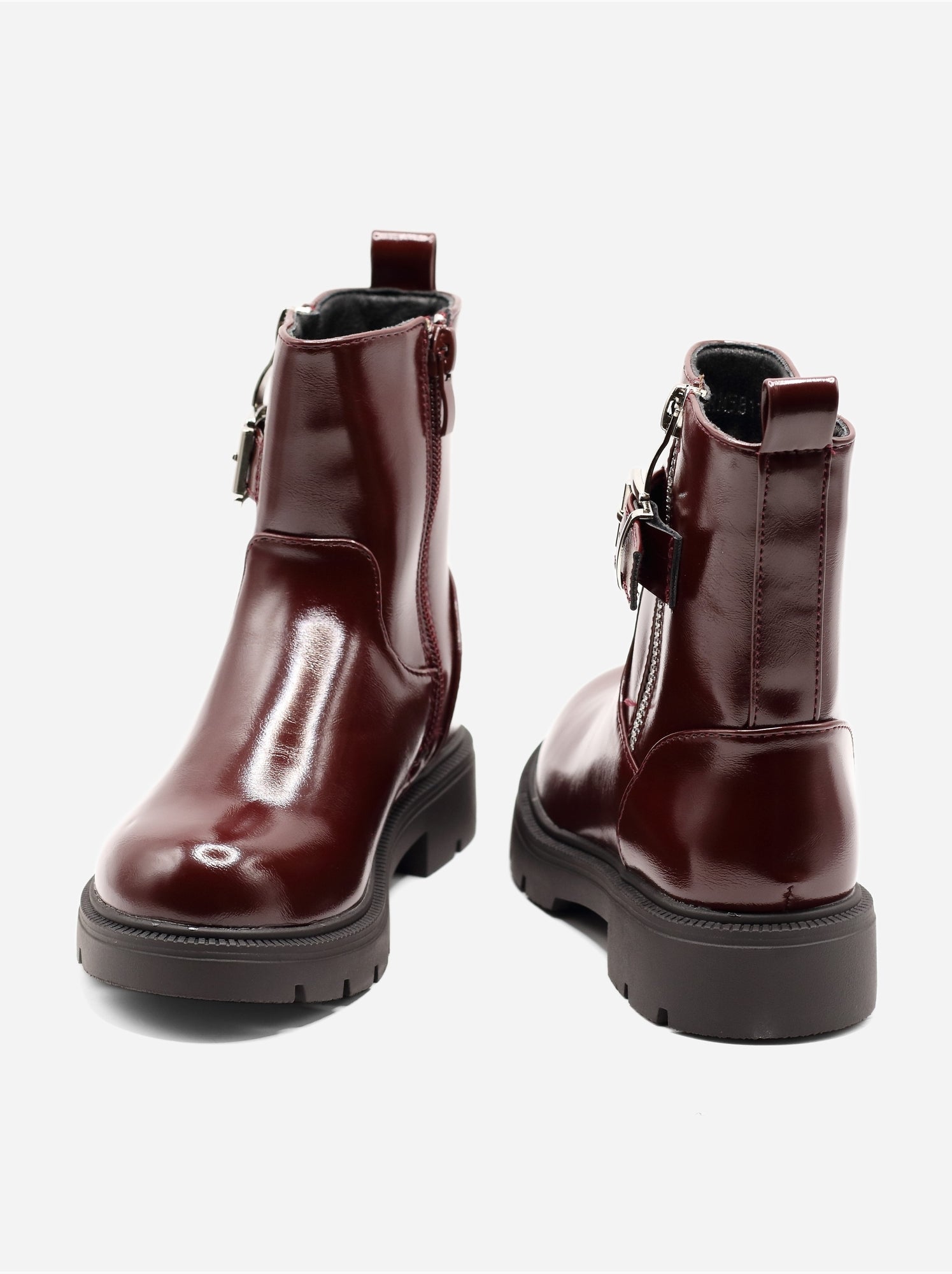 Bottines vernis - Rouge