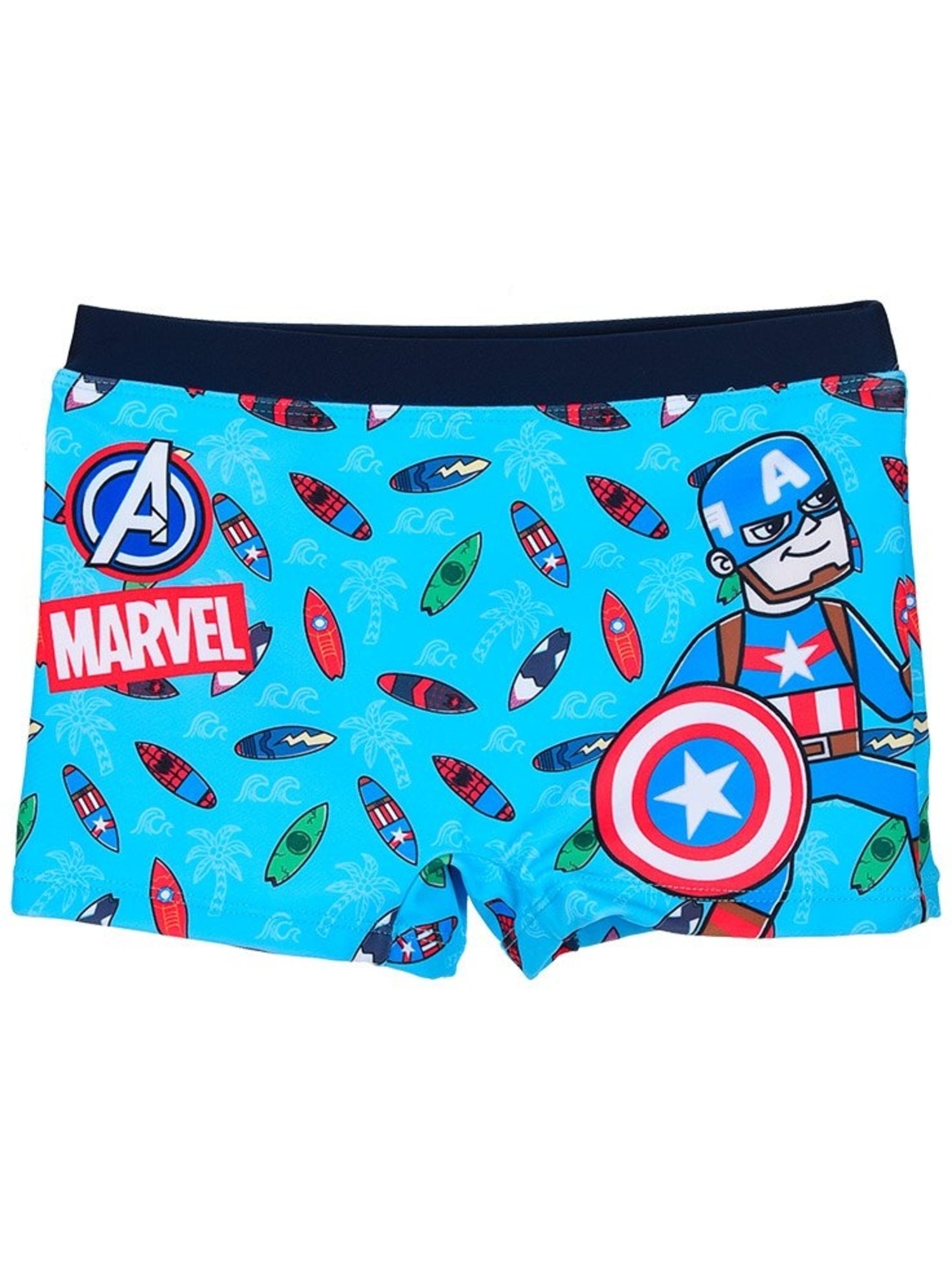 Boxer de bain avengers| licence officielle - Bleu