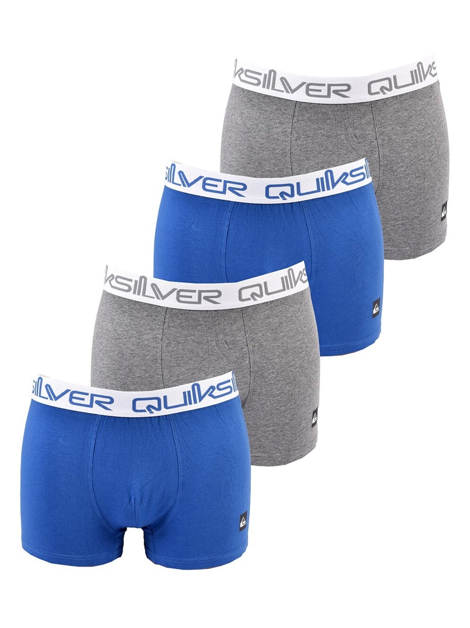 Boxer Homme QUIKSILVER - Pack de 4 - Gris Bleu