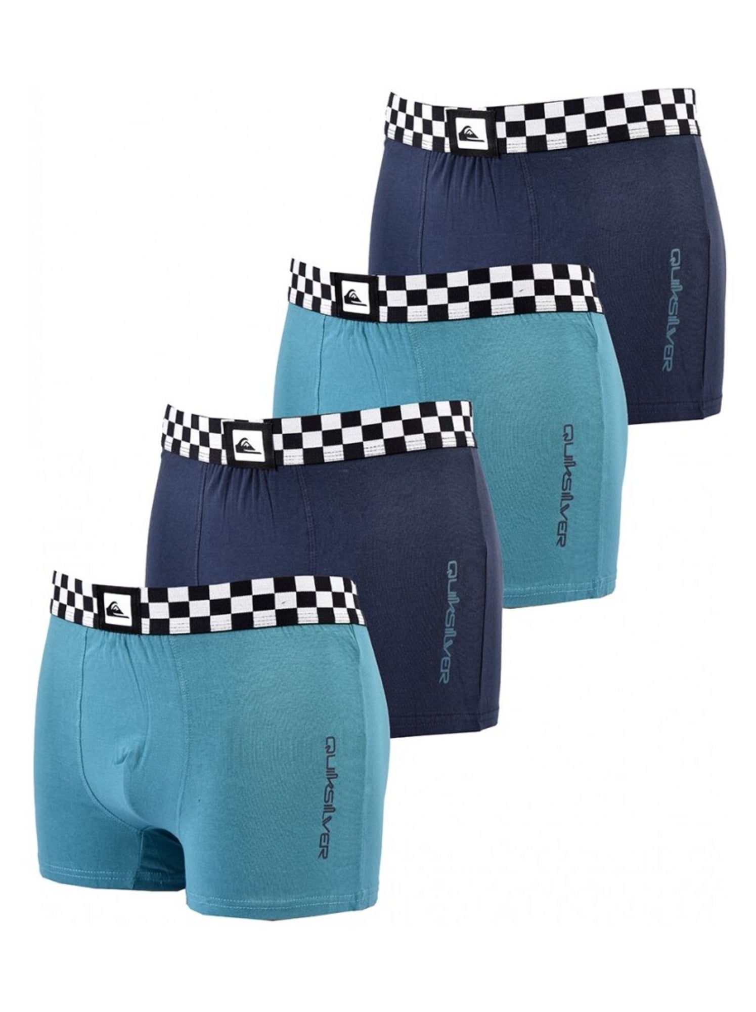 Boxer Junior QUIKSILVER - Pack de 4 - Bleu Violet