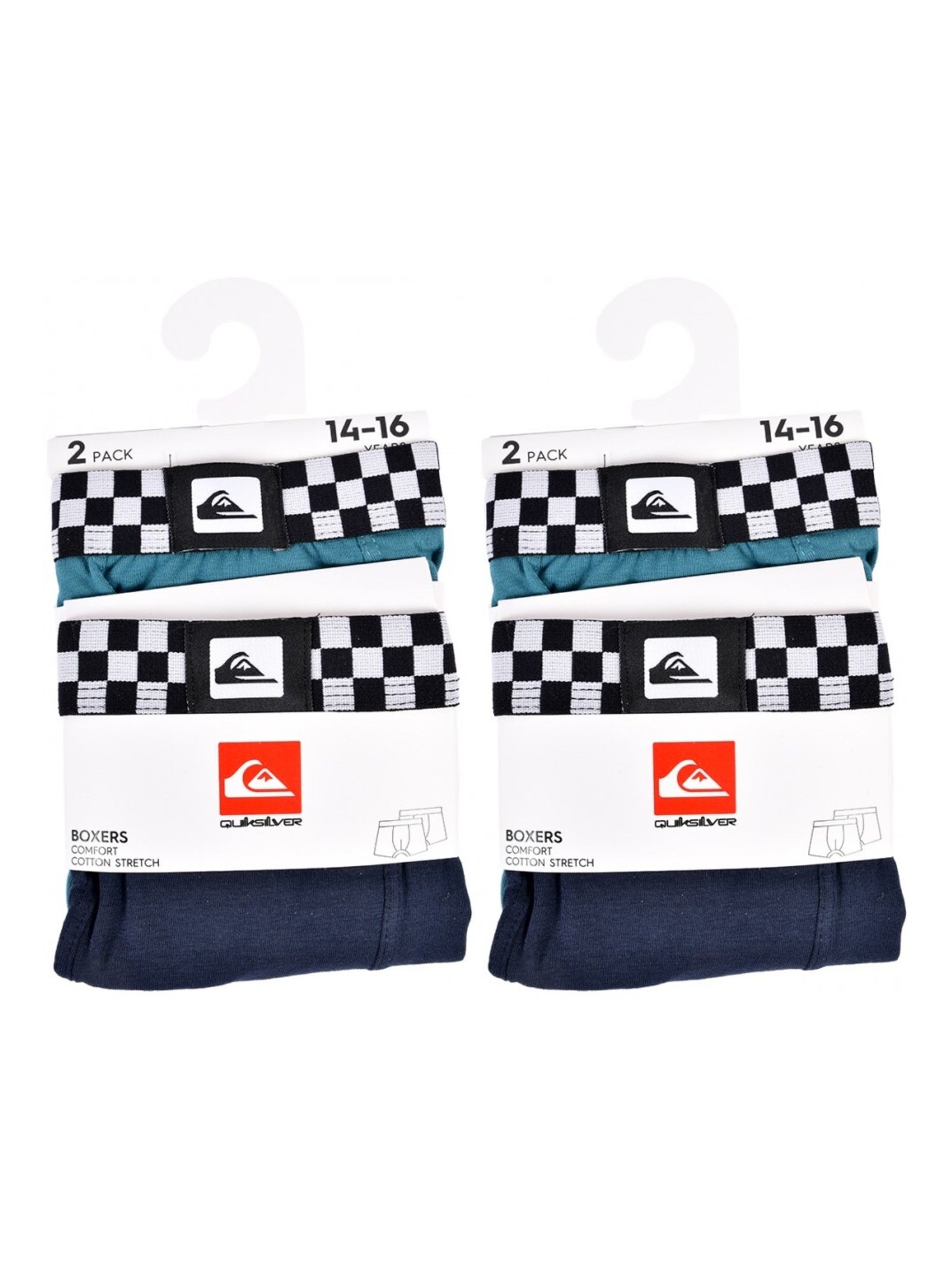 Boxer Junior QUIKSILVER - Pack de 4 - Bleu Violet