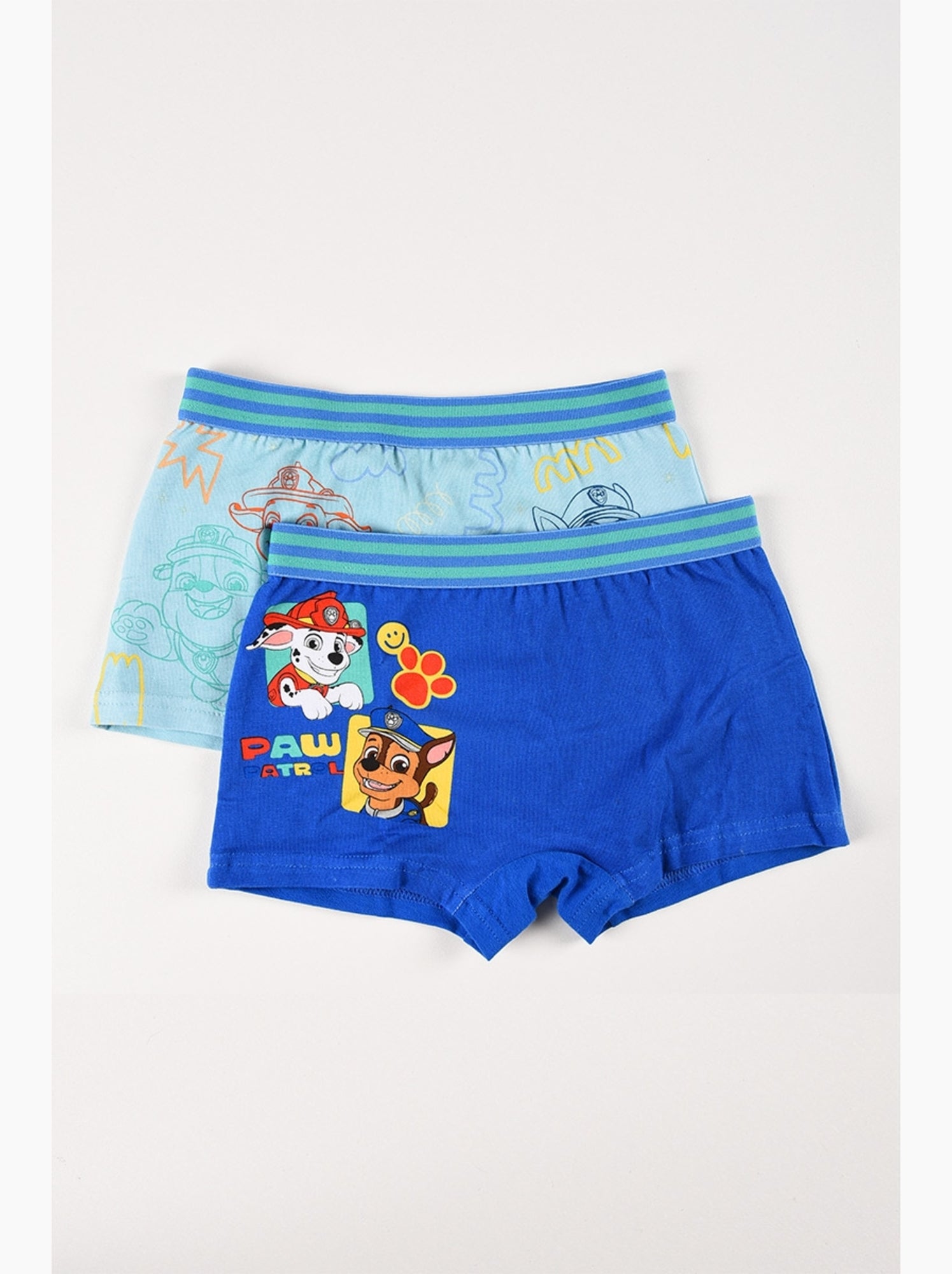Boxer Pat Patrouille| Licence Officielle - Bleu Multicolore