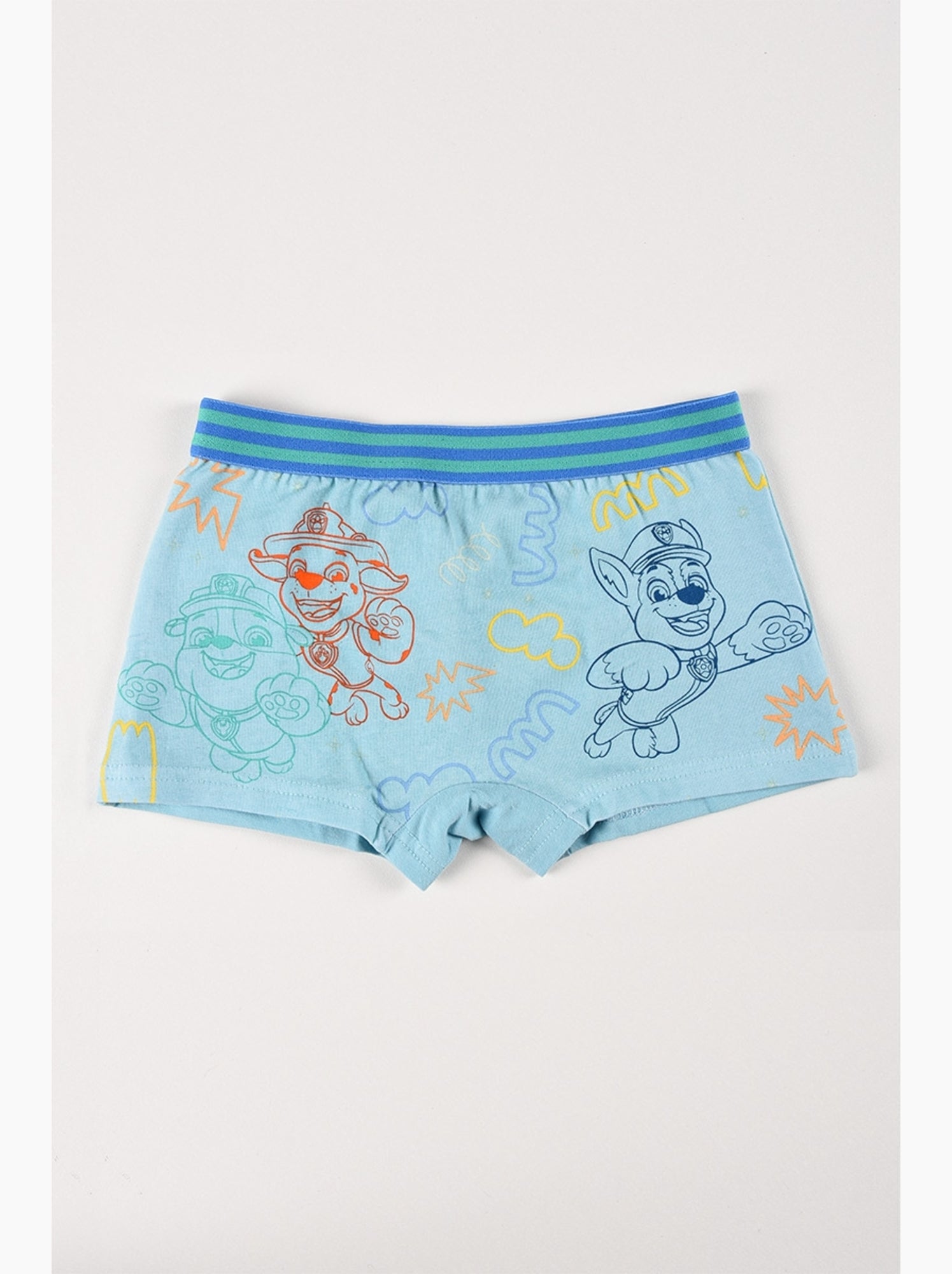 Boxer Pat Patrouille| Licence Officielle - Bleu Multicolore