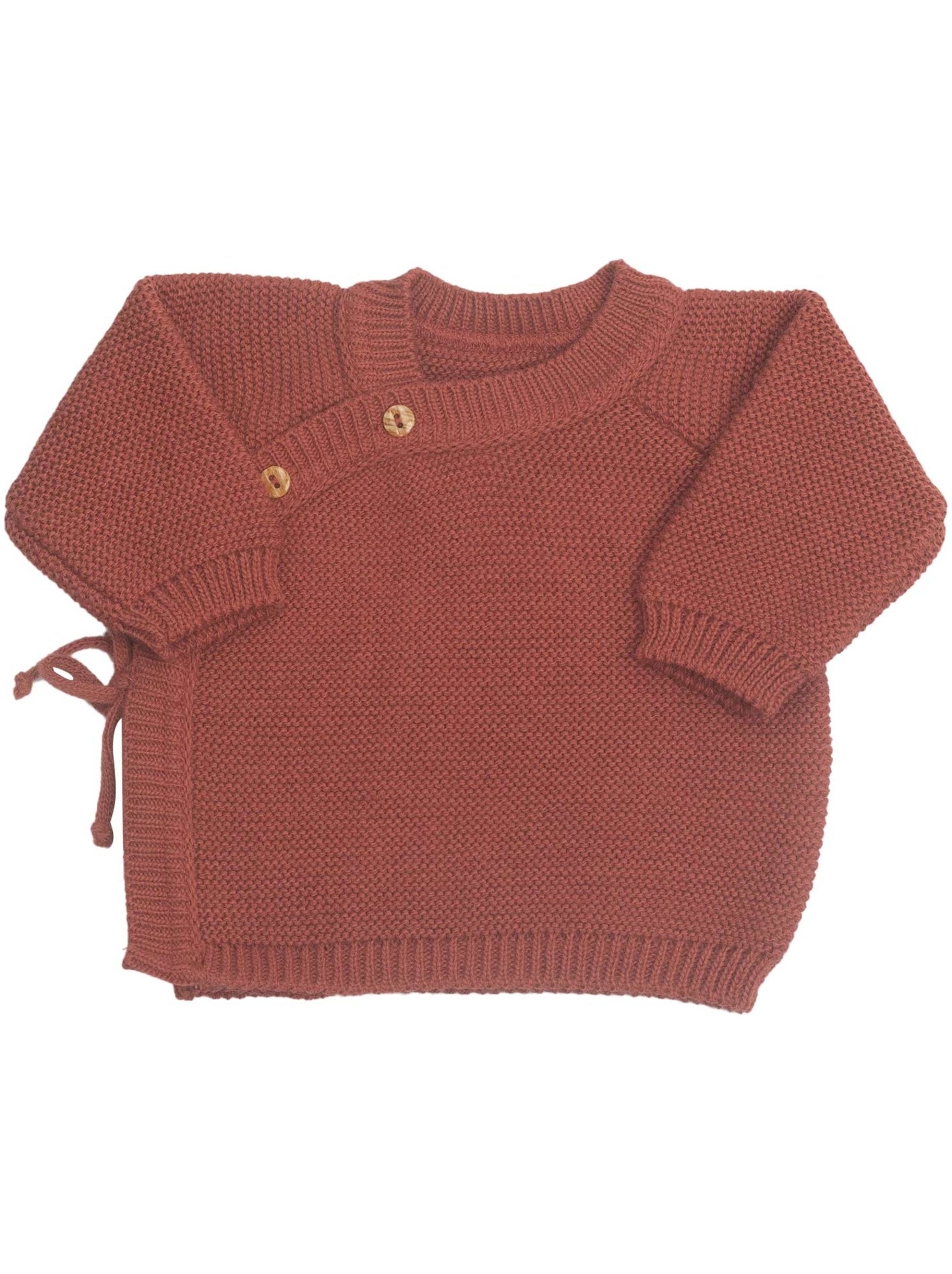 Brassière bébé en maille - Terracotta