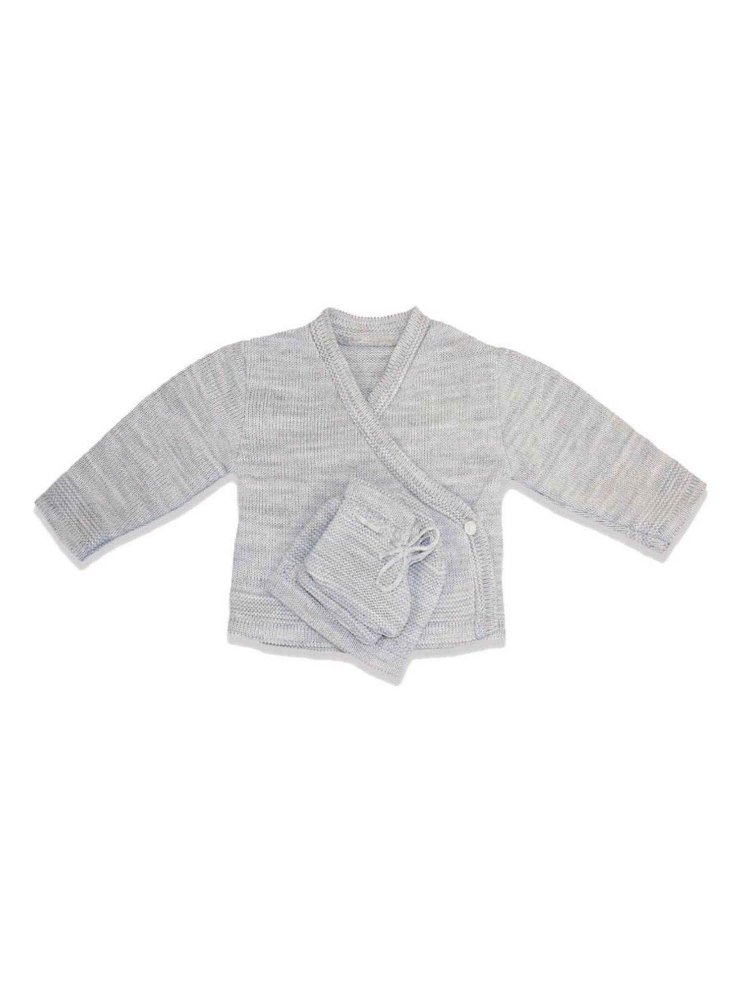 Brassière + Bonnet + Chaussons LES CHATOUNETS - Gris