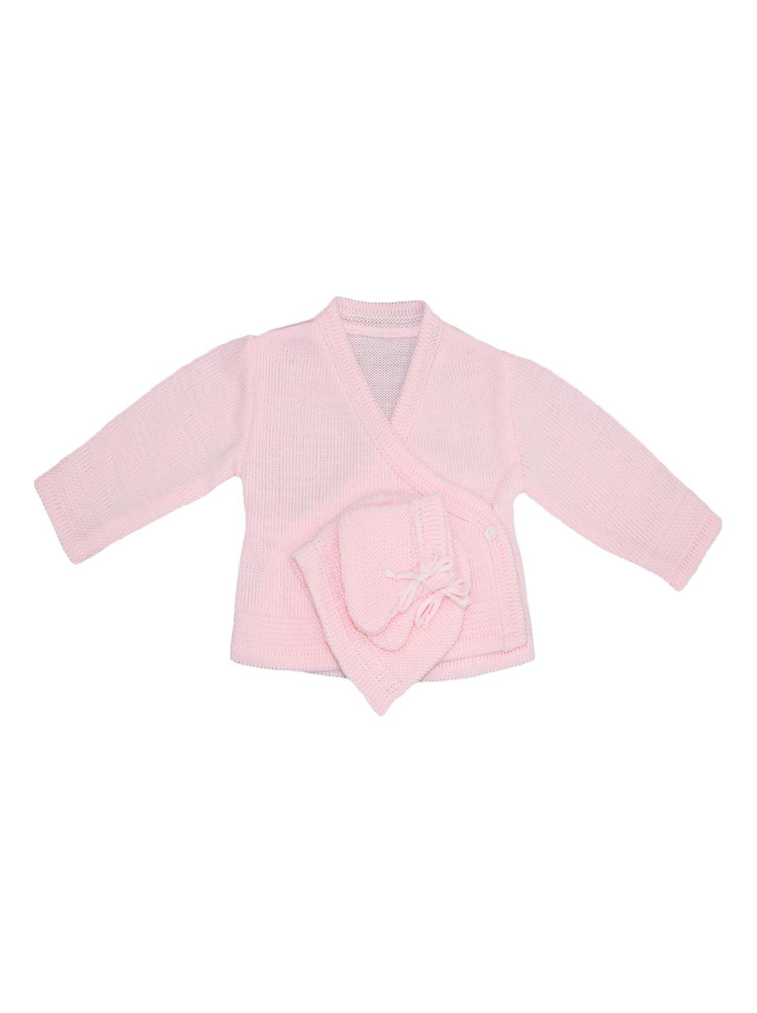 Brassière + Bonnet + Chaussons LES CHATOUNETS - Rose