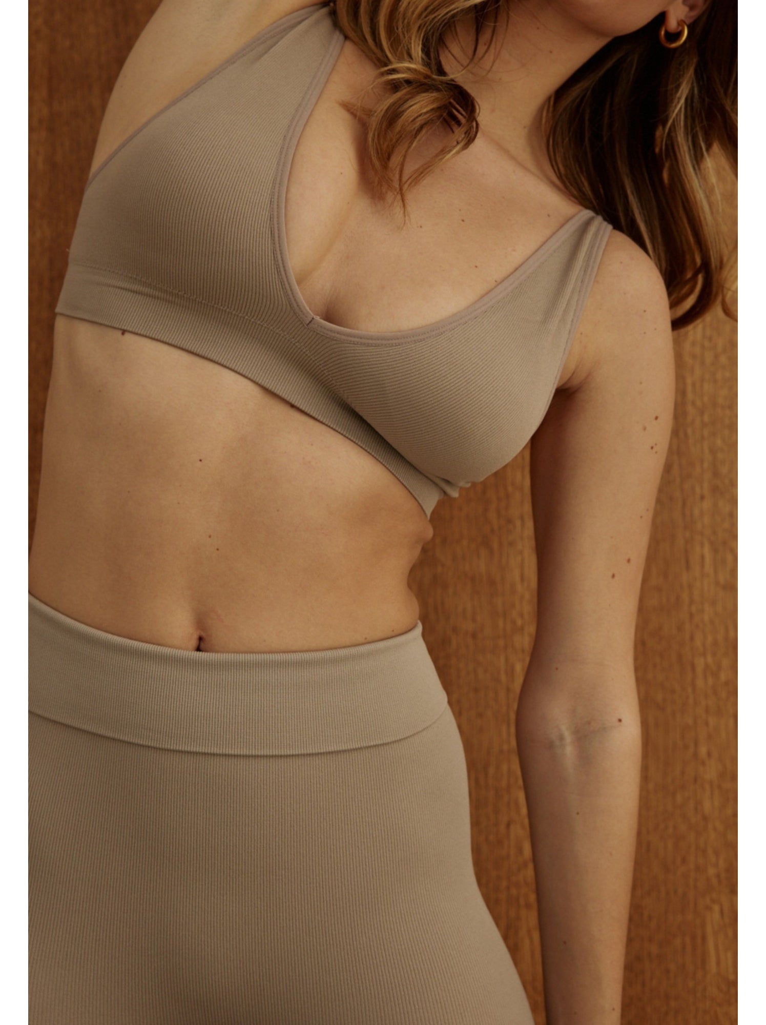 Brassière de sport darling - Marron