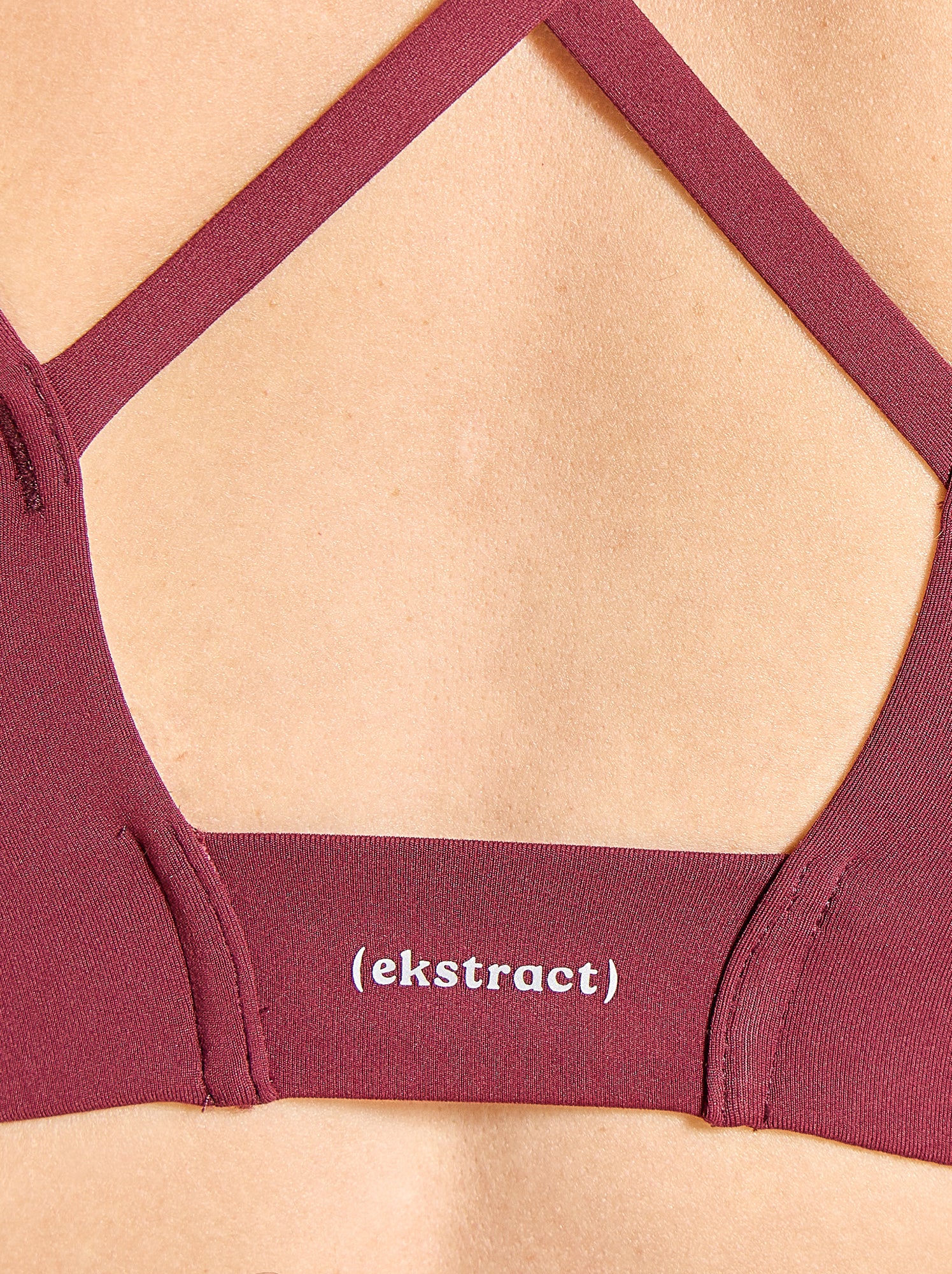 Brassière de sport - (ekstract) - Bordeaux