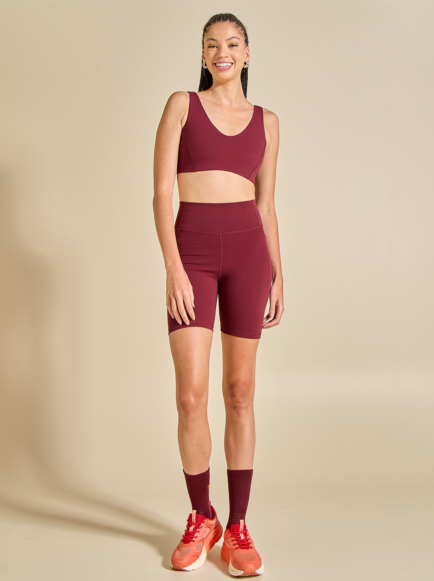 Brassière de sport - (ekstract) - Bordeaux