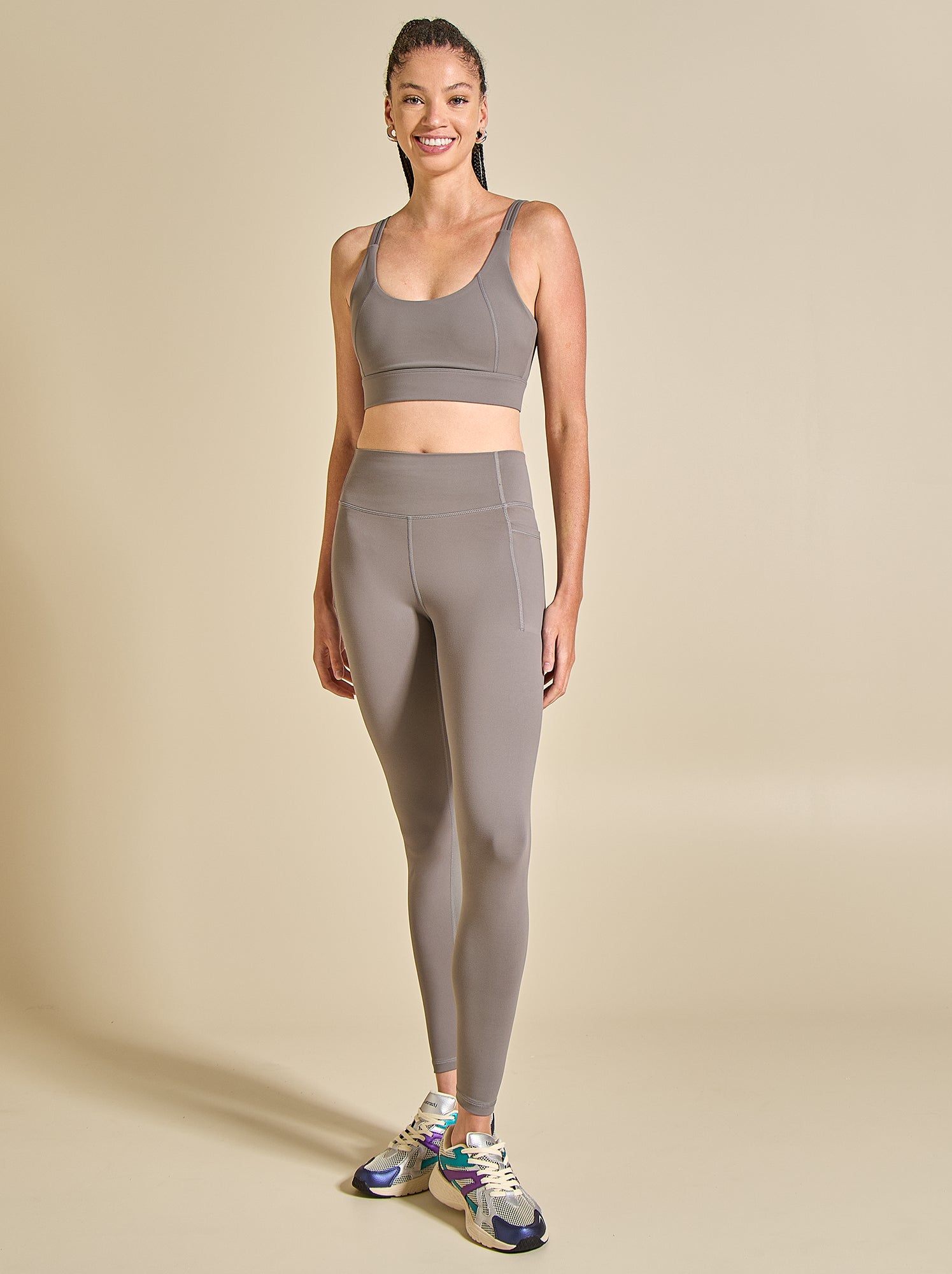 Brassière de sport - (ekstract) - Gris