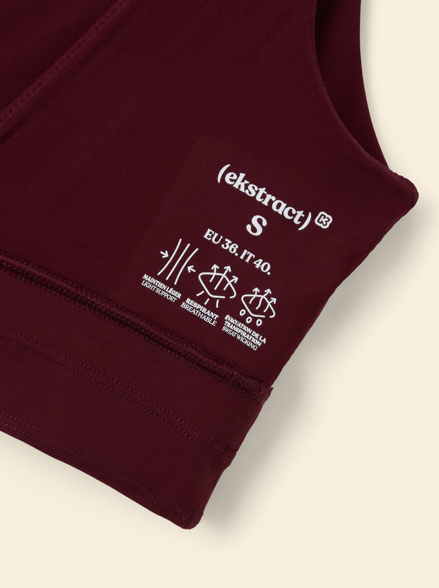 Brassière de sport - (ekstract) - Rouge
