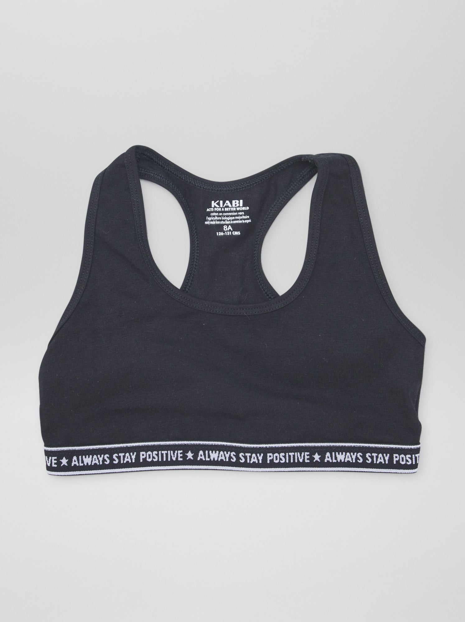 Brassière de sport - Noir/Blanc