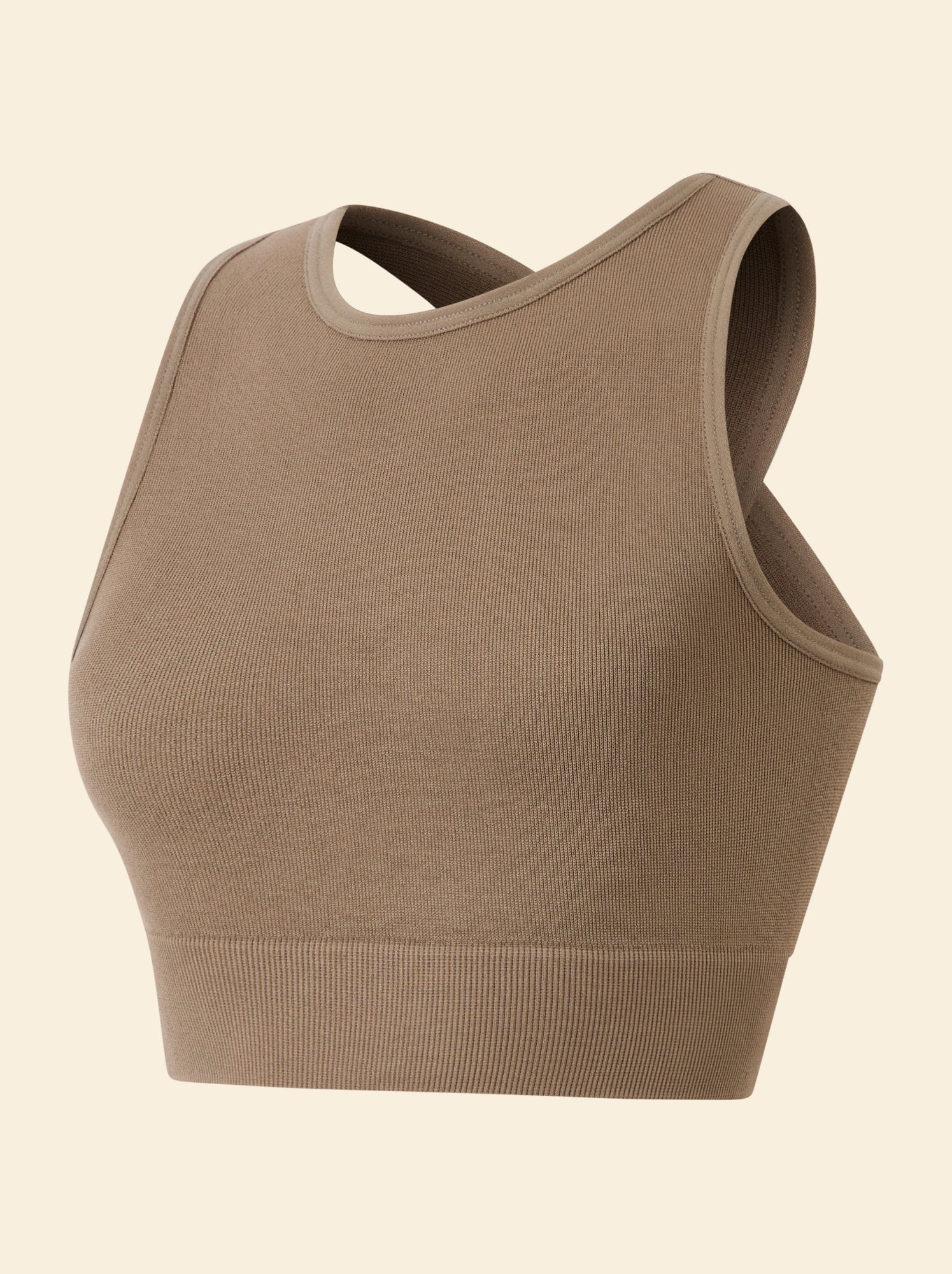 Brassière de sport sans couture - (ekstract) - Beige