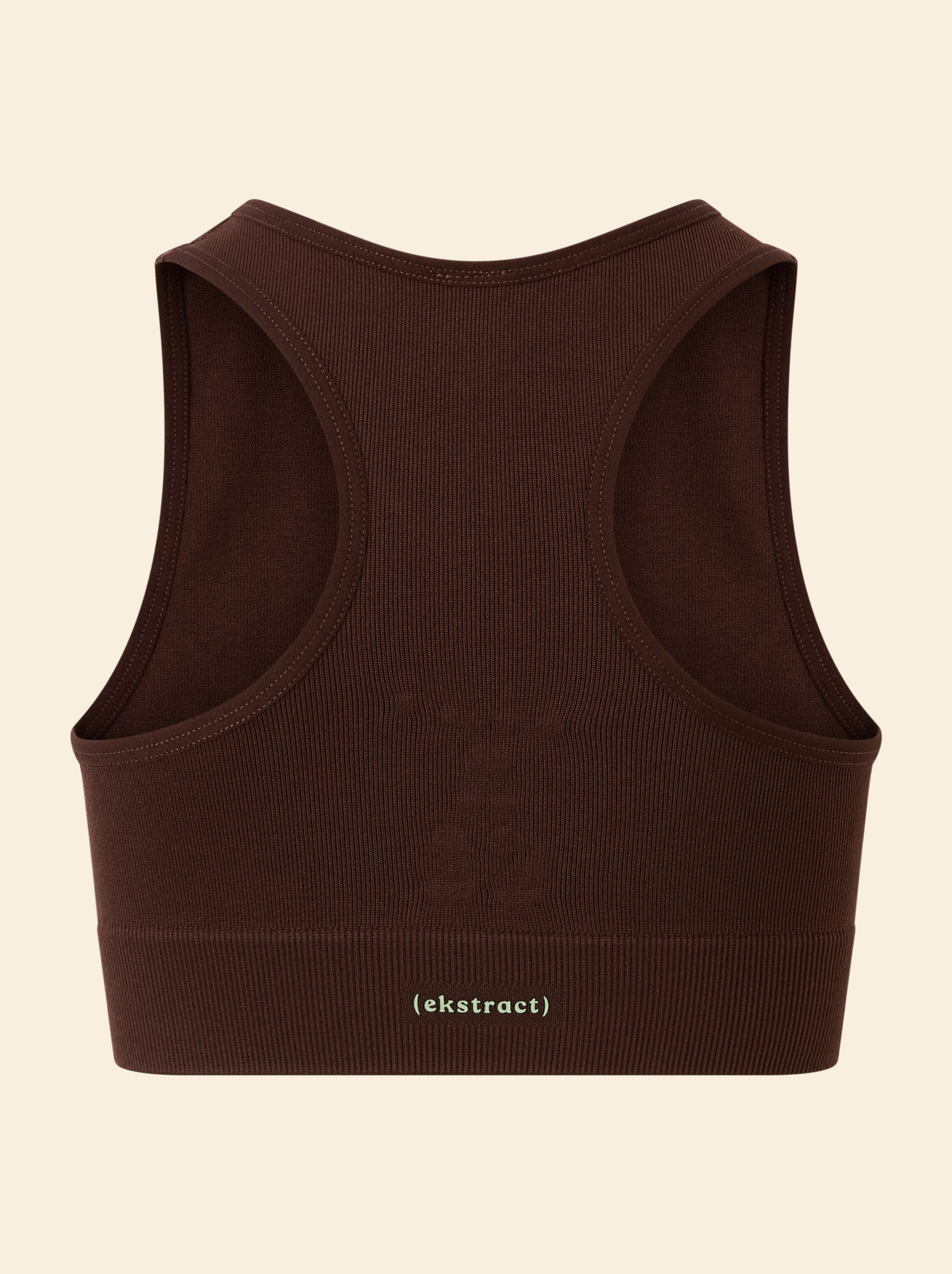 Brassière de sport sans couture - (ekstract) - Marron