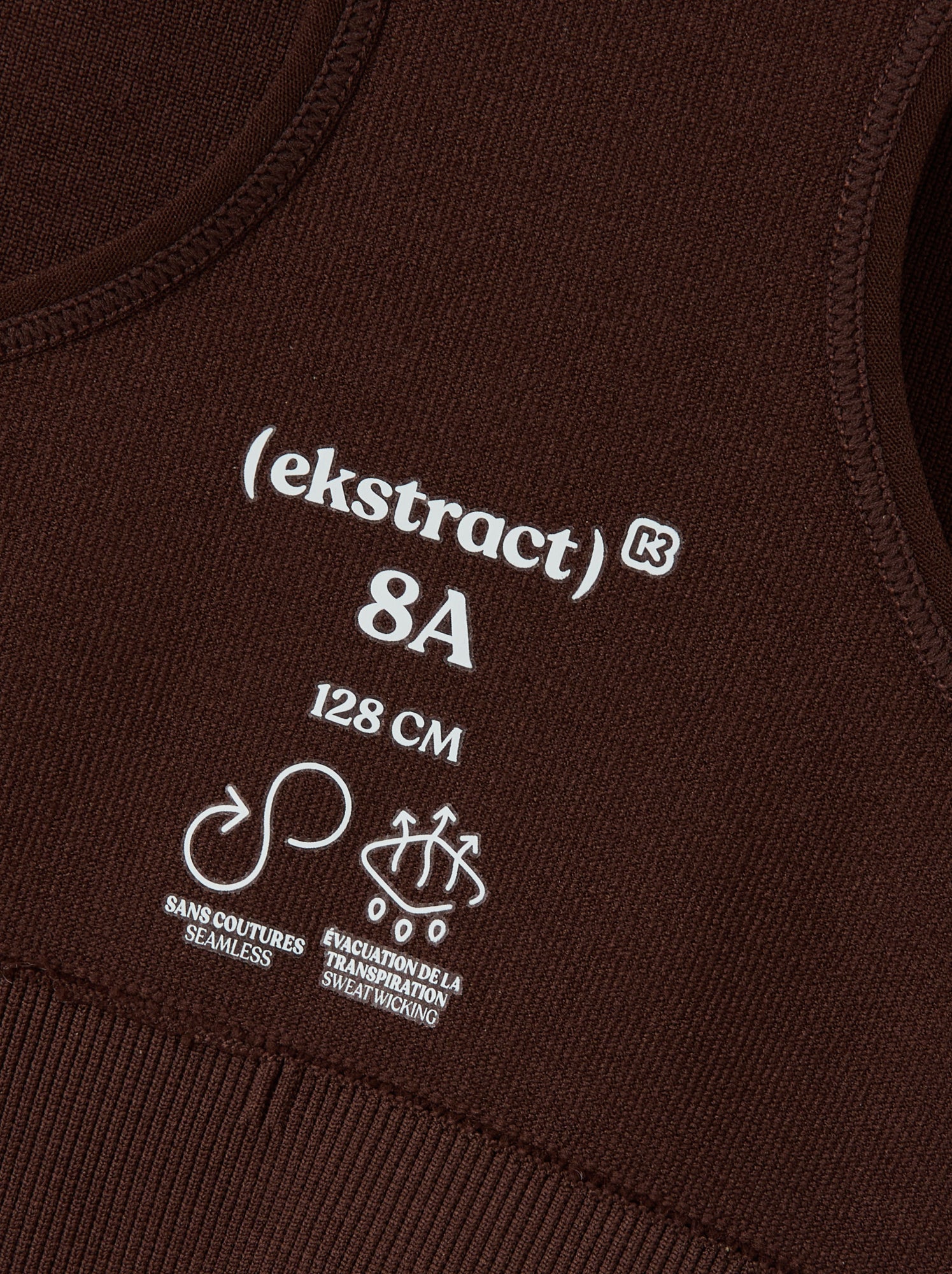 Brassière de sport sans couture - (ekstract) - Marron