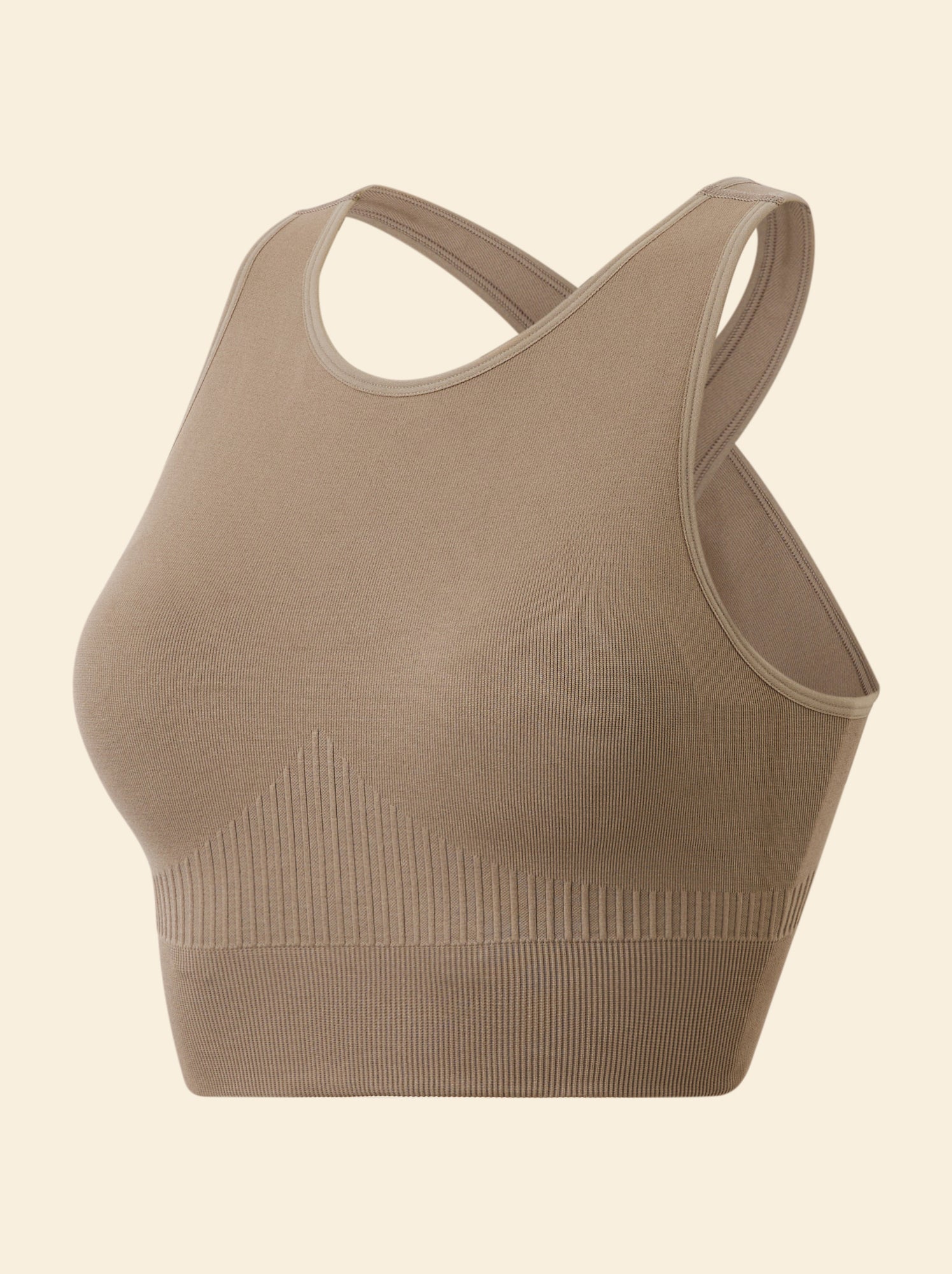 Brassière de sport sans coutures - (ekstract) - Beige