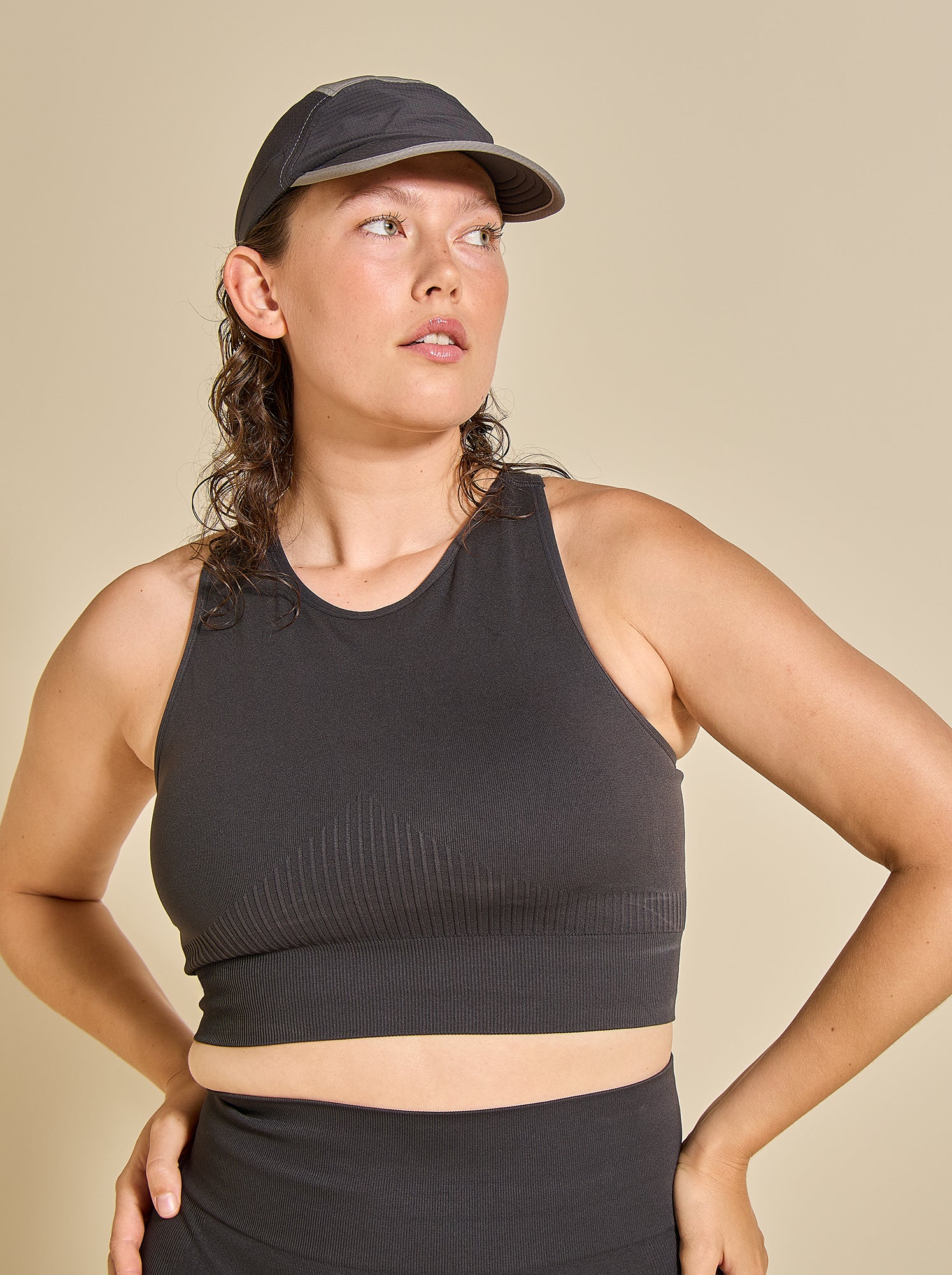 Brassière de sport sans coutures - (ekstract) - Noir