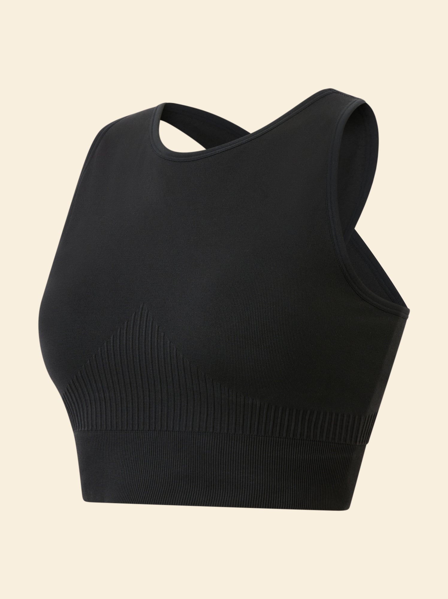 Brassière de sport sans coutures - (ekstract) - Noir